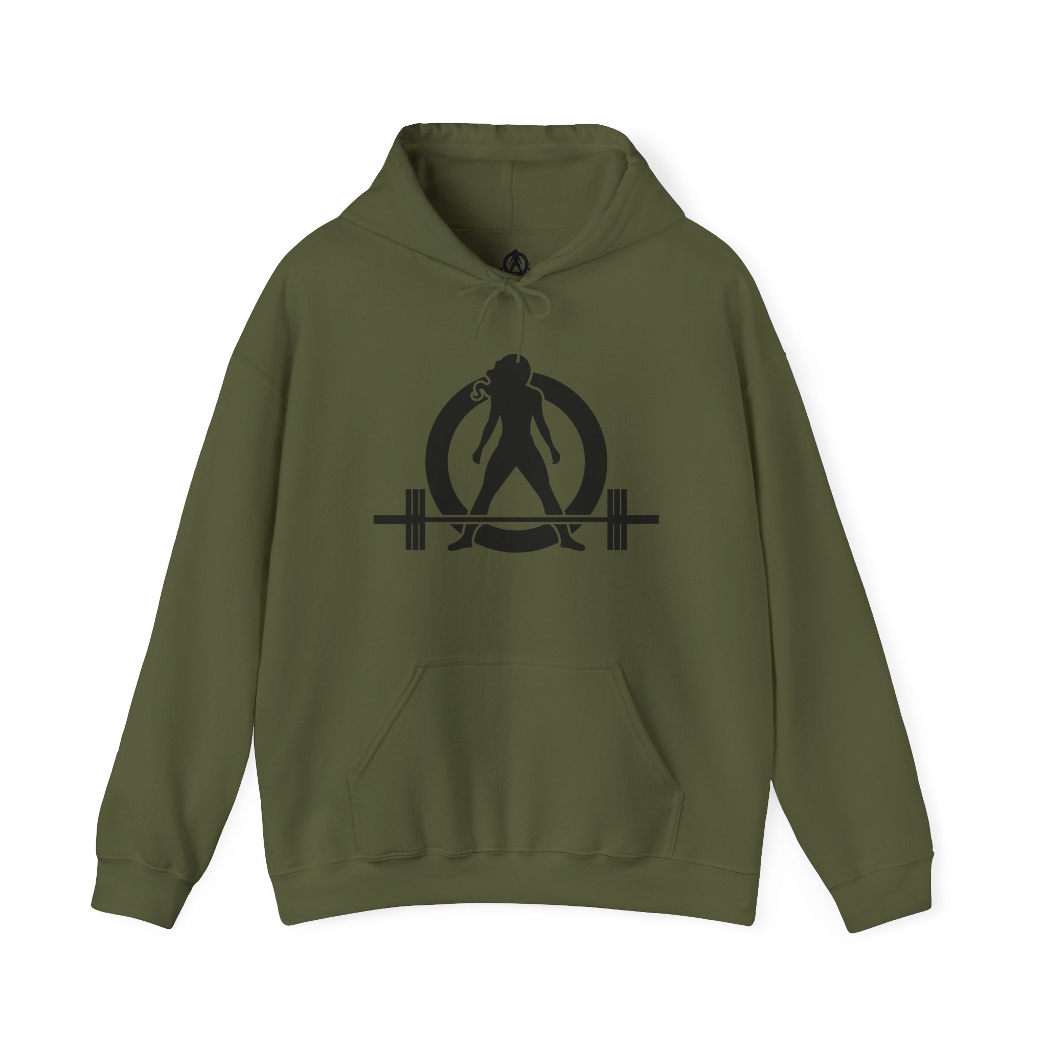 45 + 45 = 135 - Unisex Heavy Blend Hooded Sweatshirt  - Front & Back Print Black