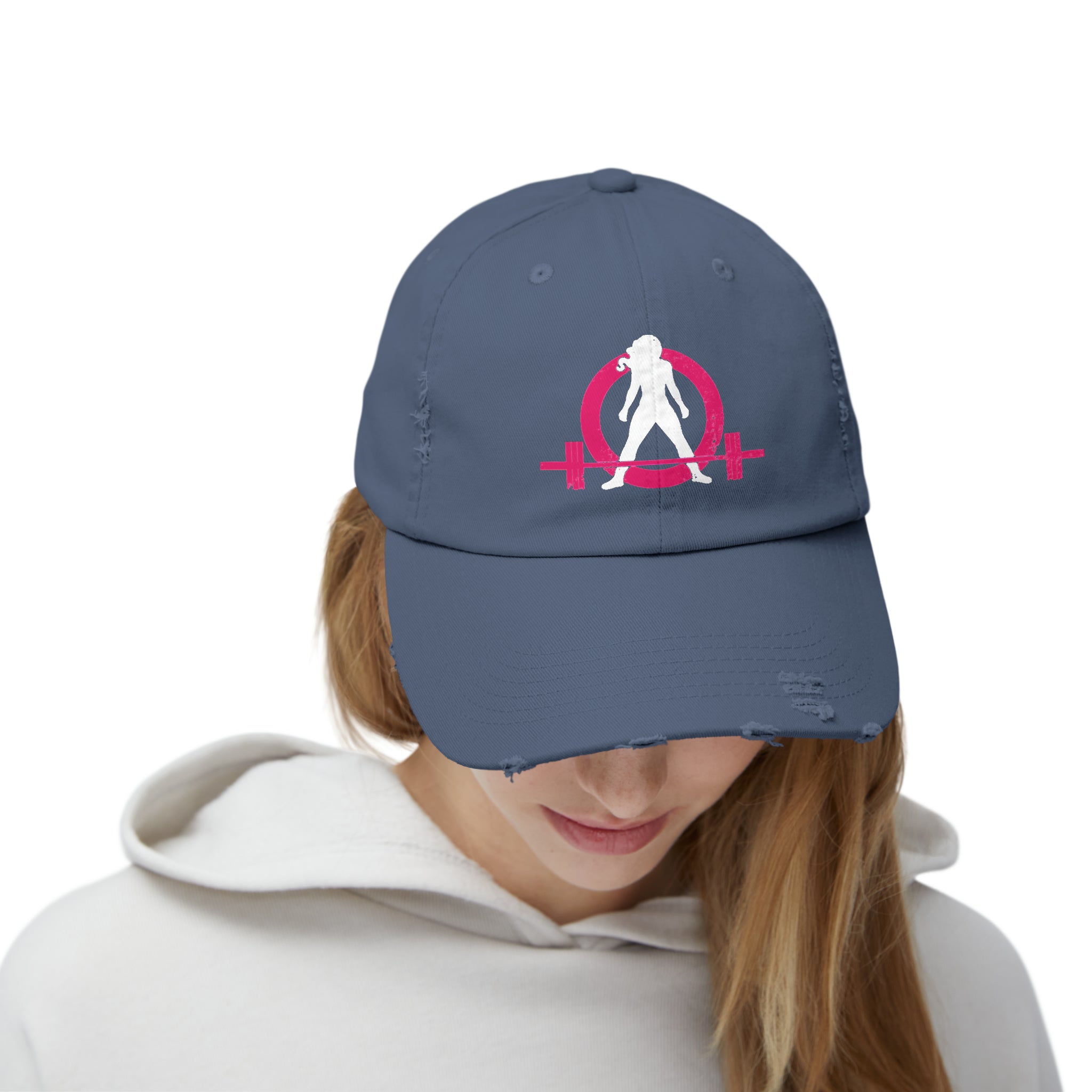 Unisex Distressed Cap - Classic Color Distressed Logo
