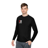 HW Barbell Club - Unisex Lightweight Long Sleeve Tee - Front Right Chest