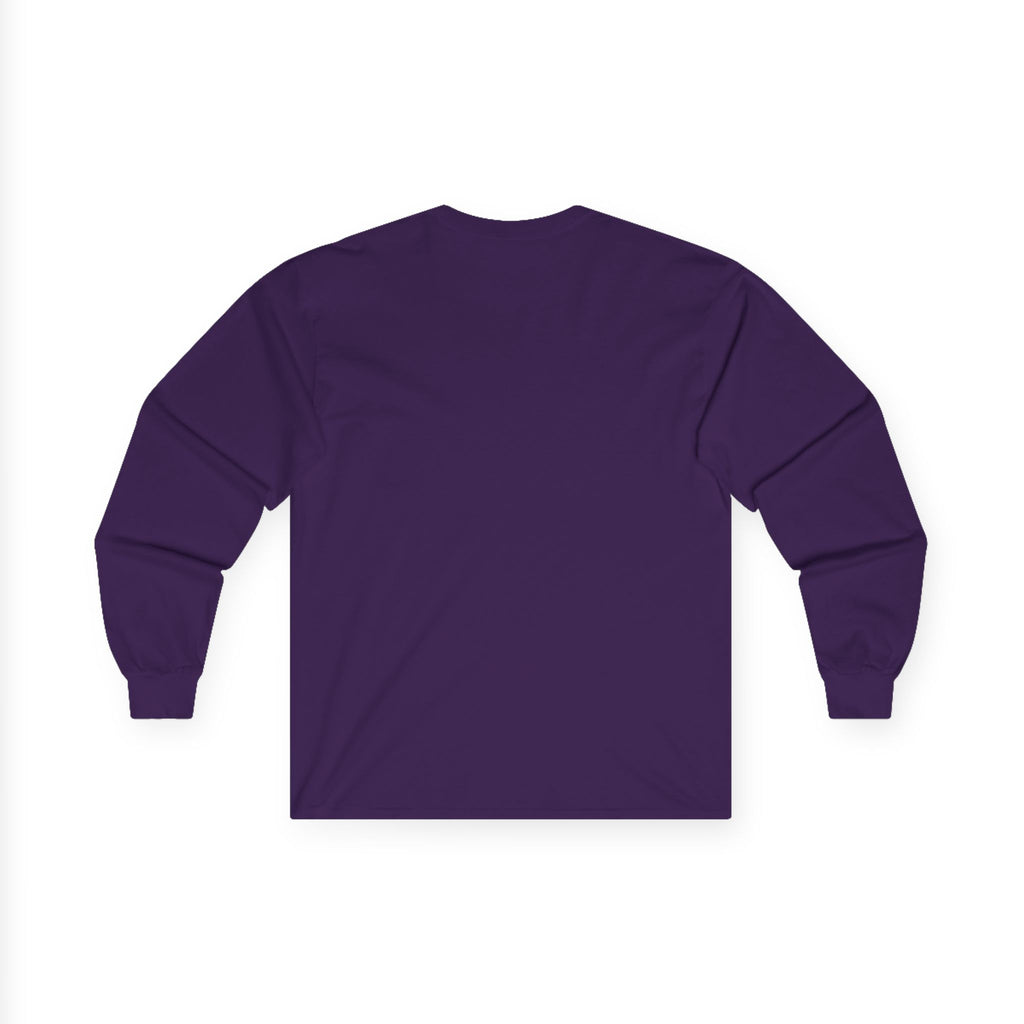 Lift Heavy Run Fast - Ultra Cotton Long Sleeve Tee - White Logo Front