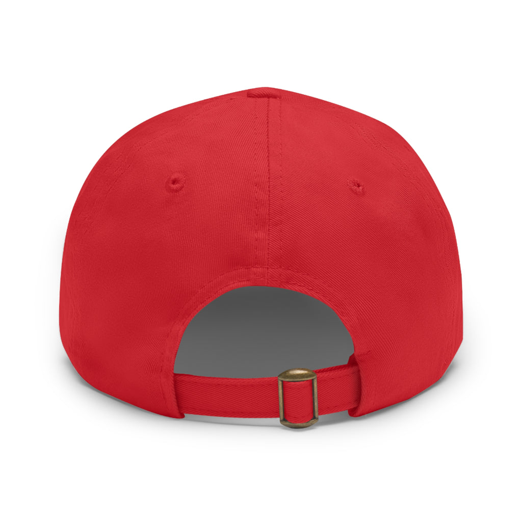 I Could Hip Thrust You - Dad Hat with Leather Patch (Rectangle) - White Font