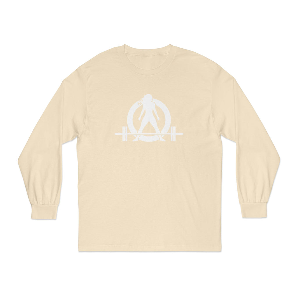 45 + 45 = 135 - Unisex Classic Long Sleeve T-Shirt - White Print on Front & Back