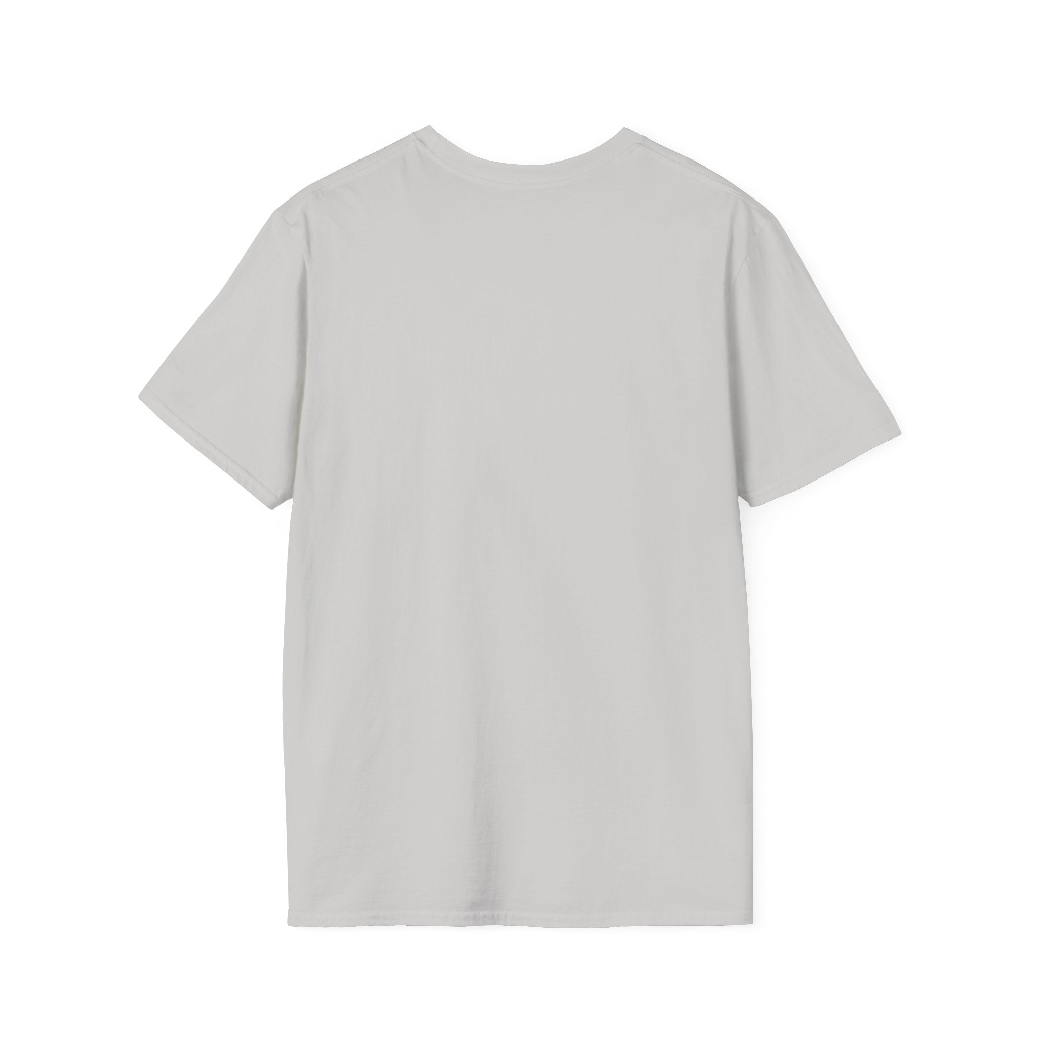 Lift Heavy Shit  - Unisex Softstyle T-Shirt - Black Print on Front Plain Back