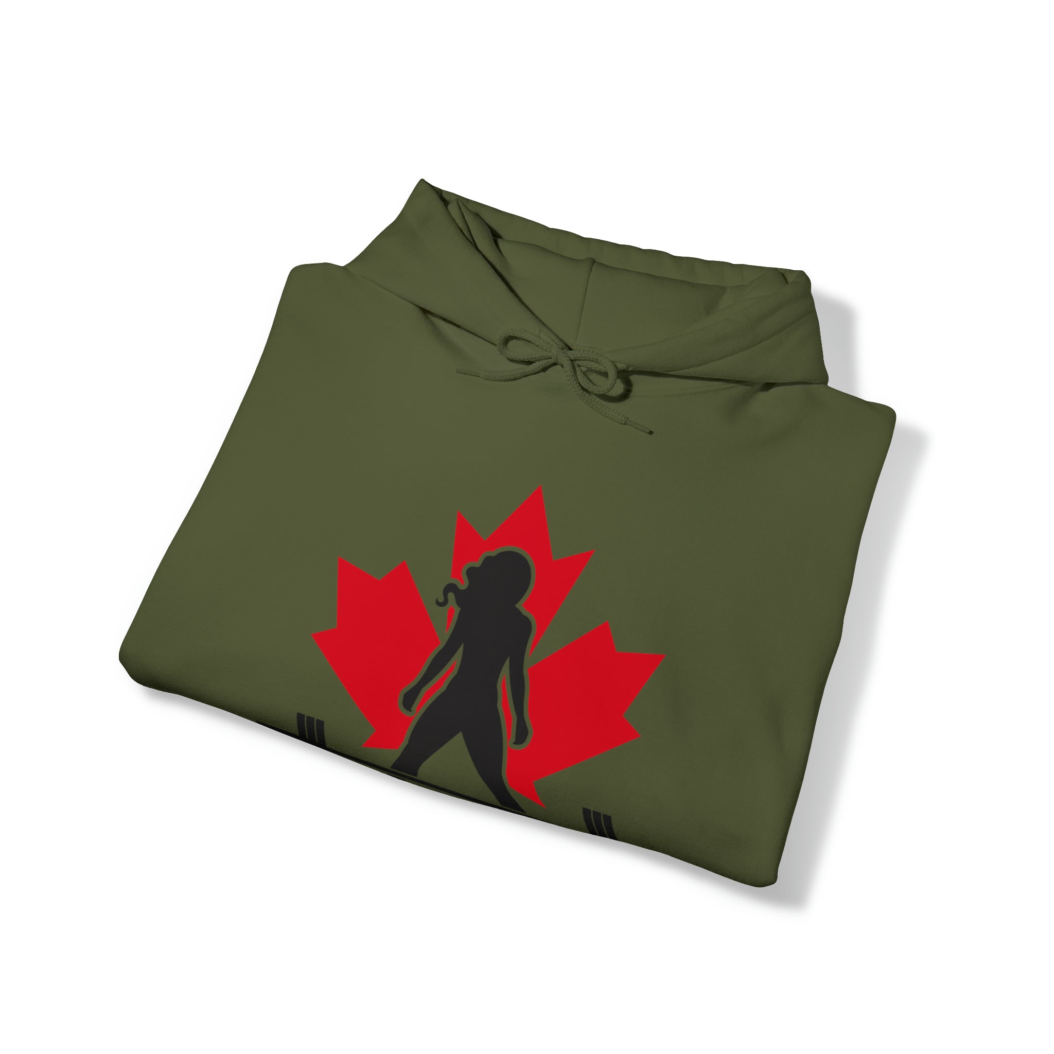 Canada Logo - Unisex Heavy Blend Hooded Sweatshirt - Canada Logo Light - Plain Back
