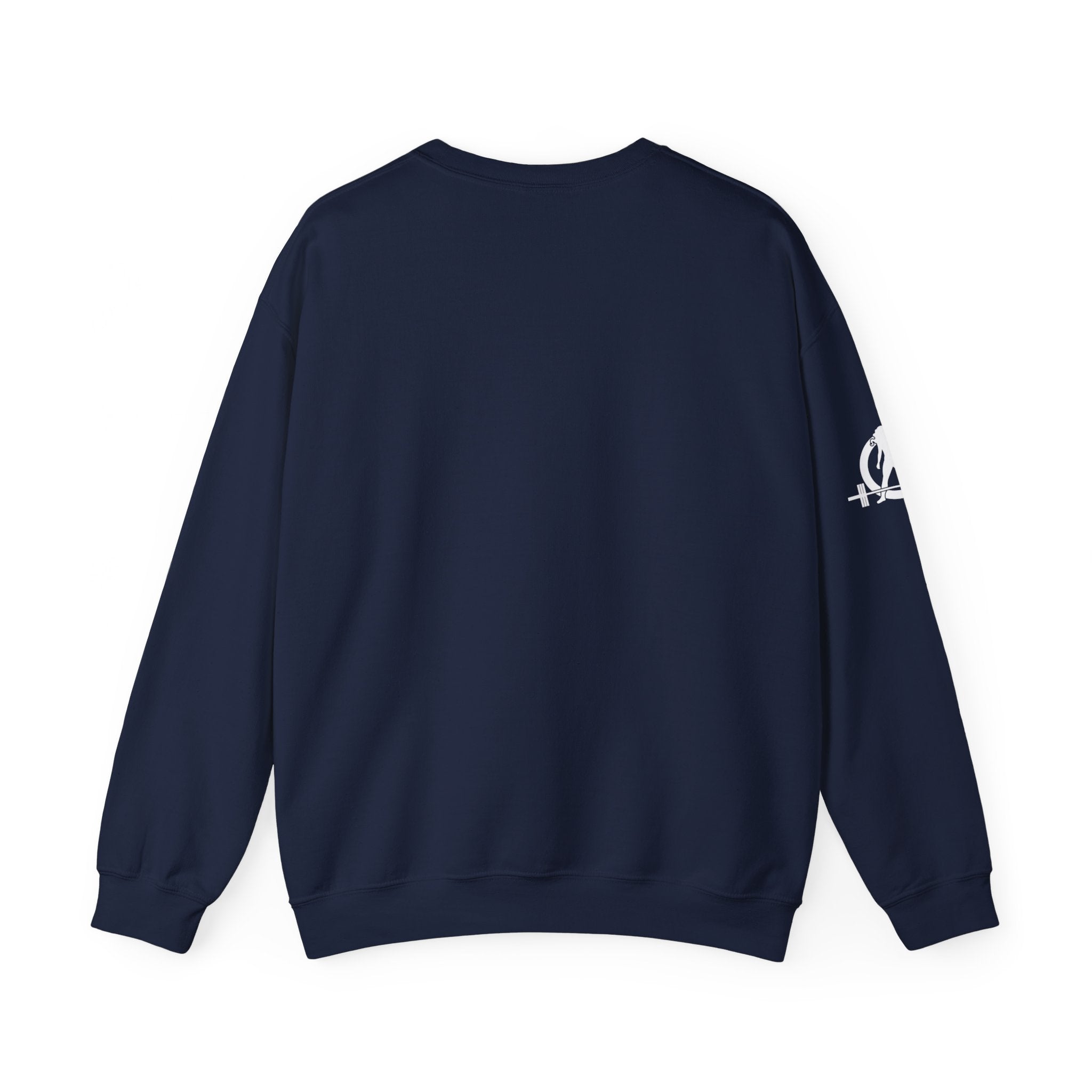 USA Barbell - Unisex Heavy Blend™ Crewneck Sweatshirt - White Logo