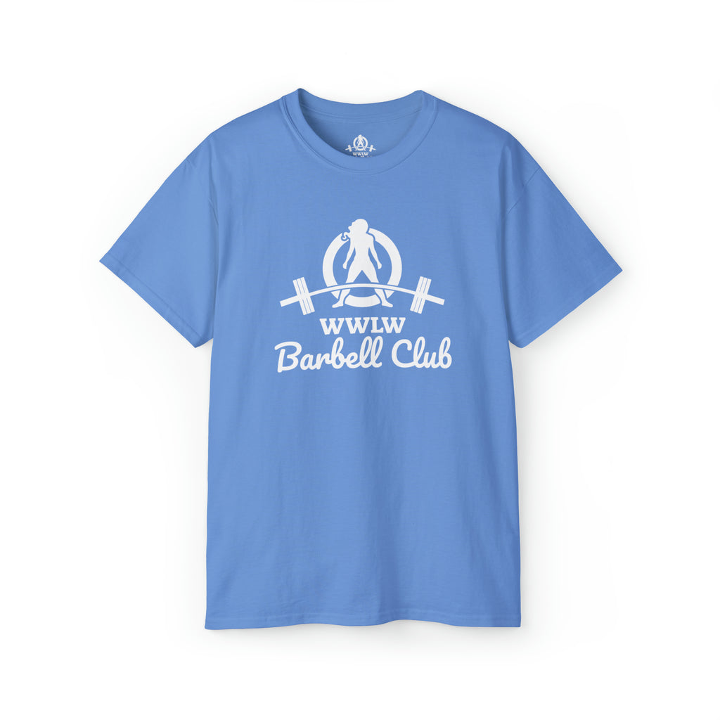 Barbell Club - Unisex Ultra Cotton Tee - White Logo