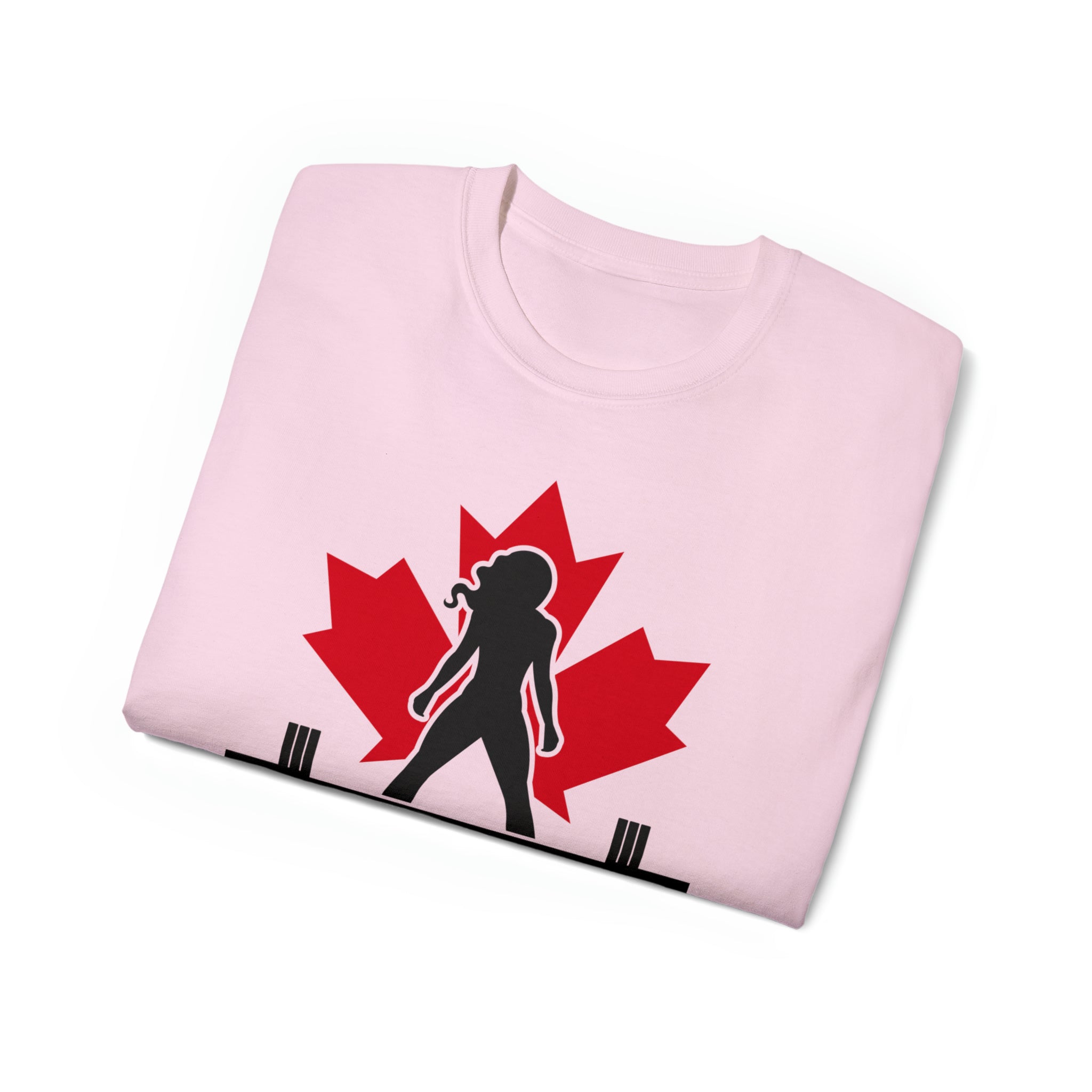 Unisex Ultra Cotton Tee - Canada Logo Light - Plain Back