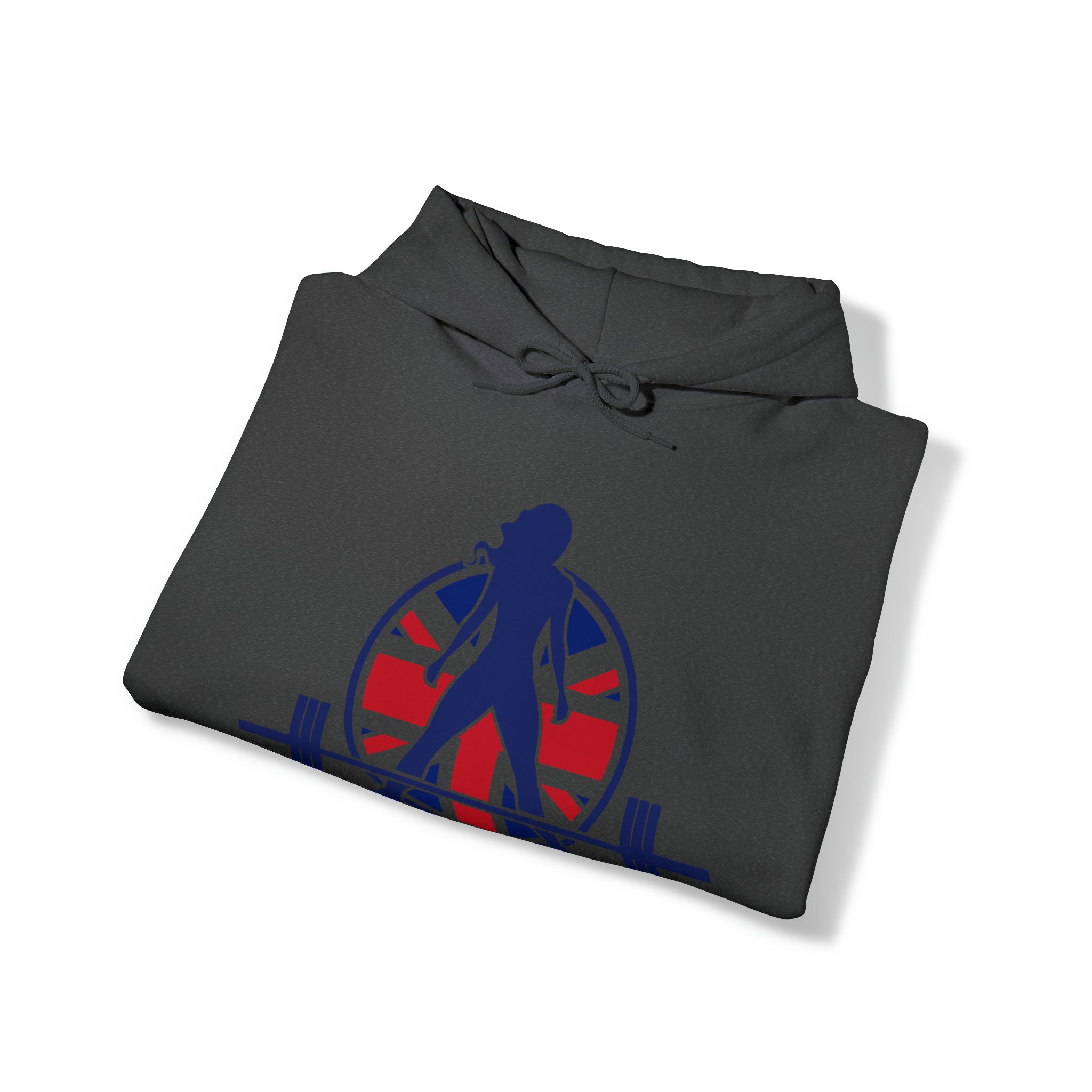 UK Logo Light  Unisex Heavy Blend Hooded Sweatshirt - Plain Back