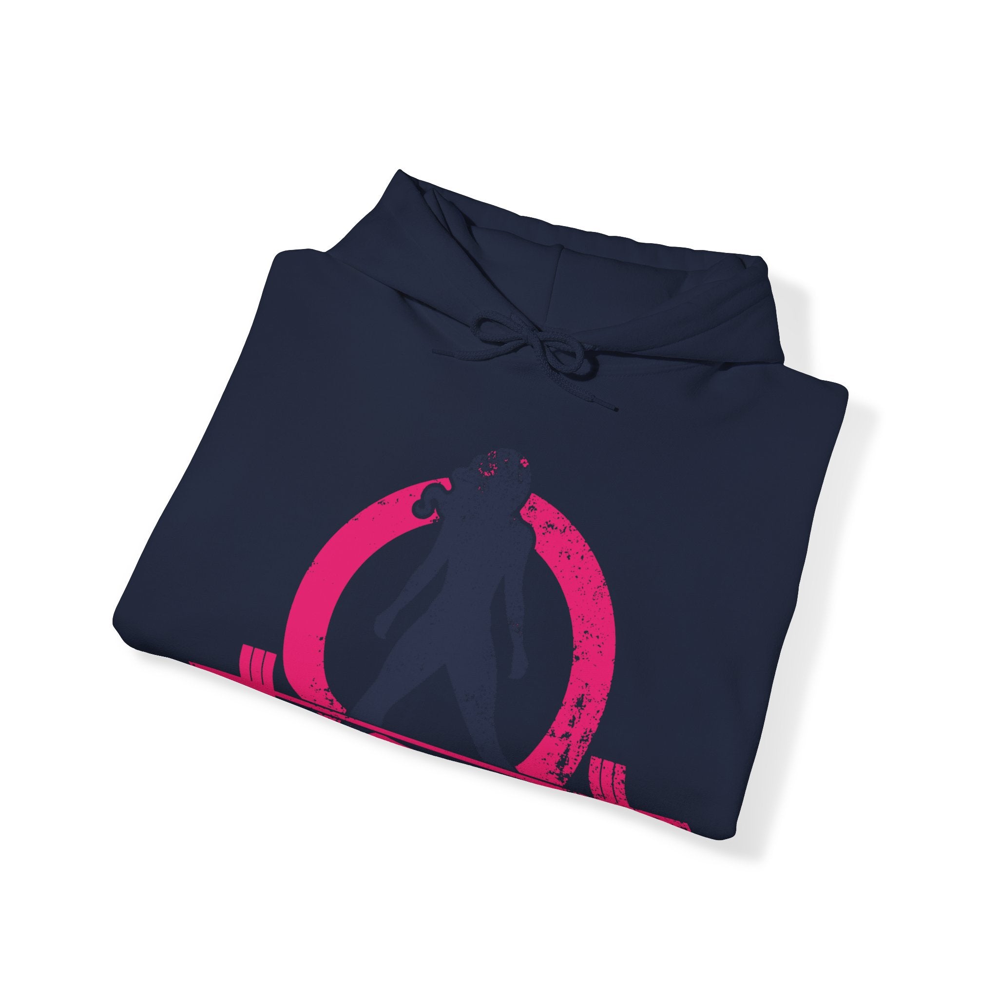 Distressed Logo - Unisex Heavy Blend Hooded Sweatshirt - Color Logo Inverted  (BEST SELLER)