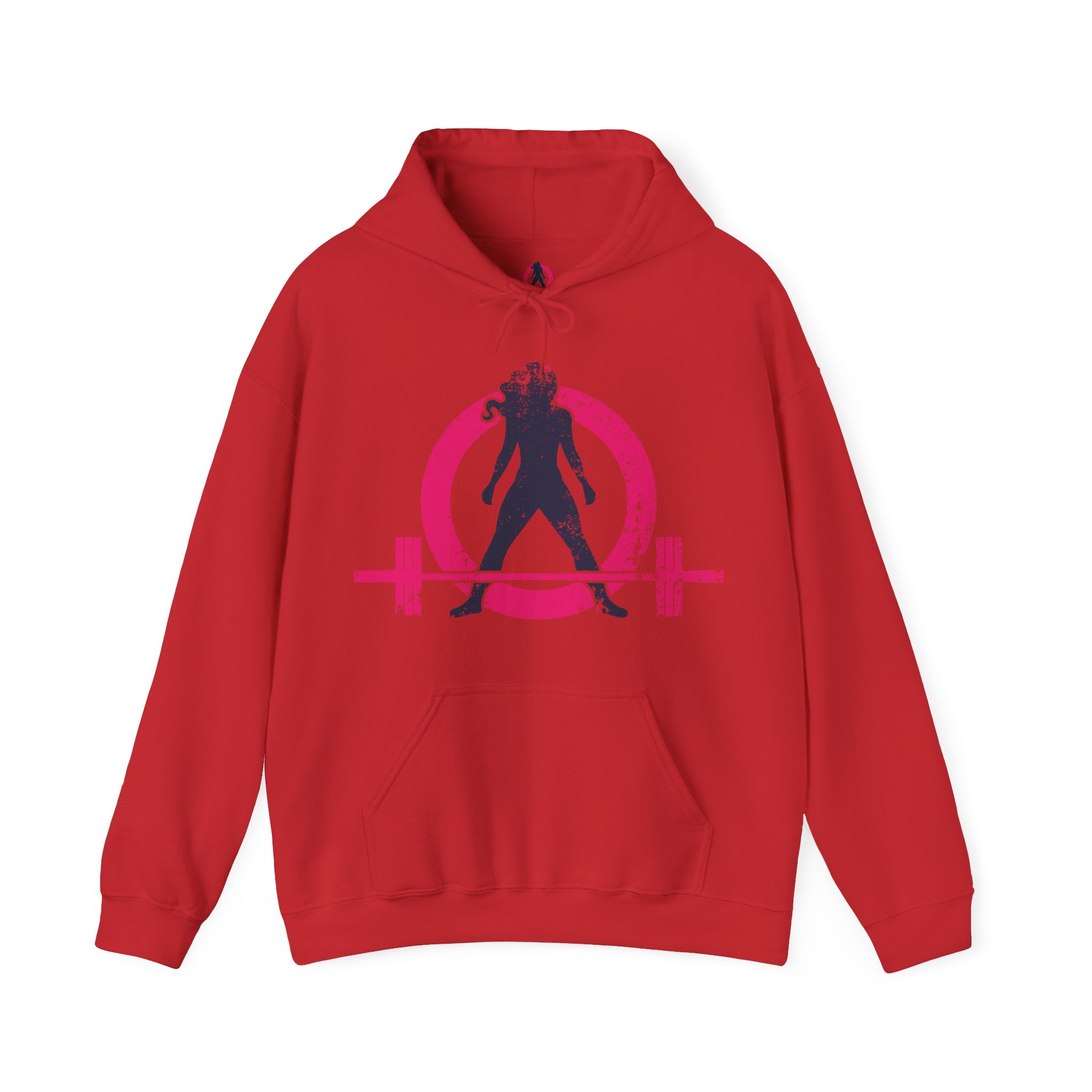 Distressed Logo - Unisex Heavy Blend Hooded Sweatshirt - Color Logo Inverted  (BEST SELLER)