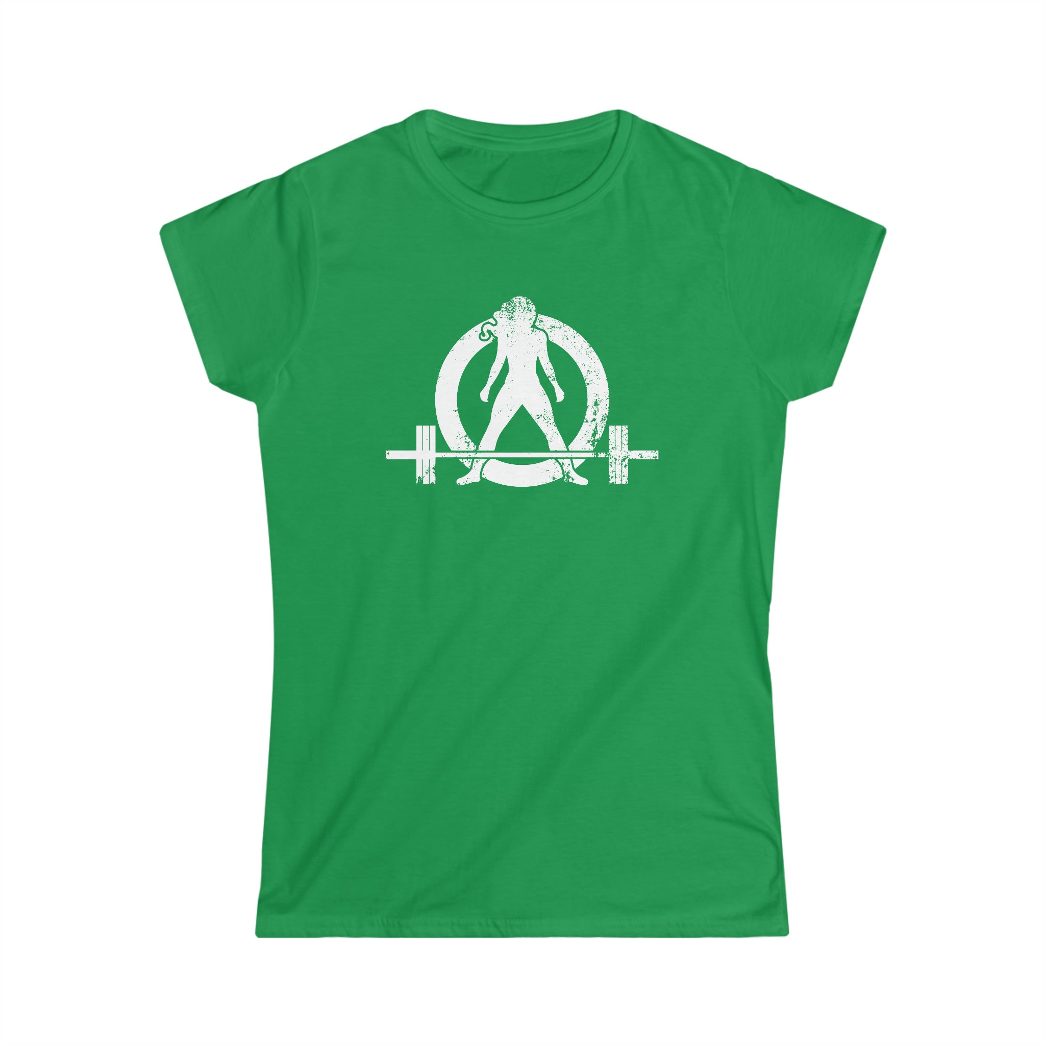 Strong Not Skinny - Women's Softstyle Tee - Distressed Logo & Back