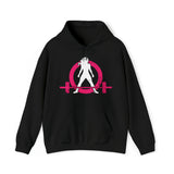 Classic Hoodie (Best Seller) - Unisex Heavy Blend Hooded Sweatshirt - Color Distressed Logo - Plain Back