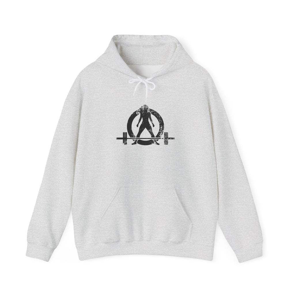 I DON’T WANT TO LOOK SKINNY – Unisex Heavy Blend™ Hooded Sweatshirt (White Logo) 🤍💪🔥