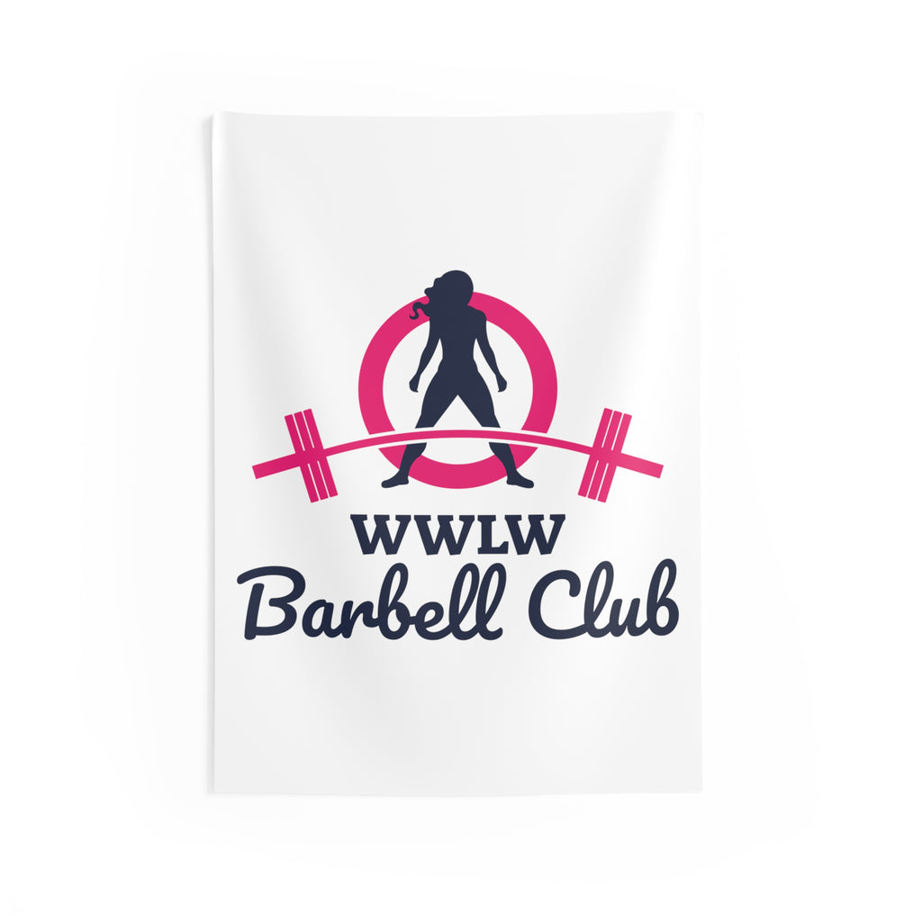 Barbell Club - Classic Logo - Indoor Wall Tapestries