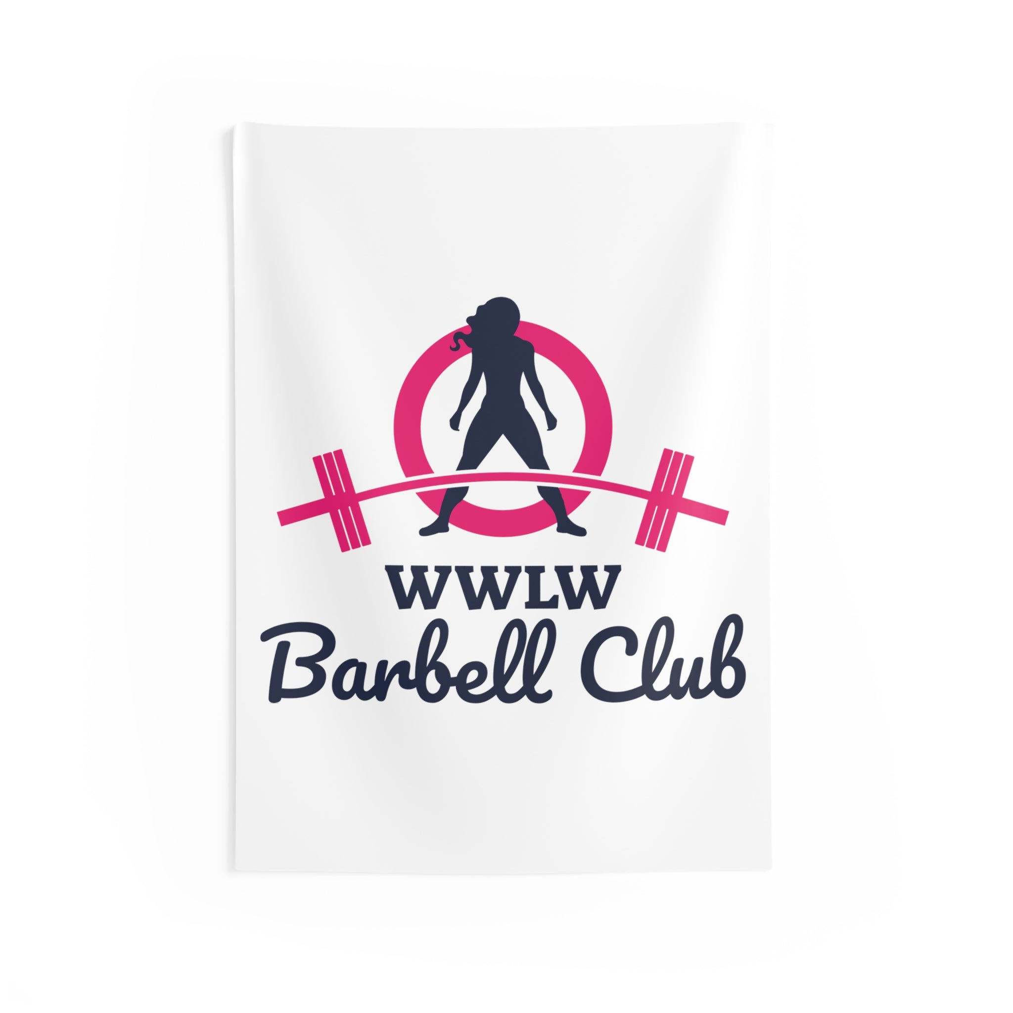 Barbell Club - Classic Logo - Indoor Wall Tapestries