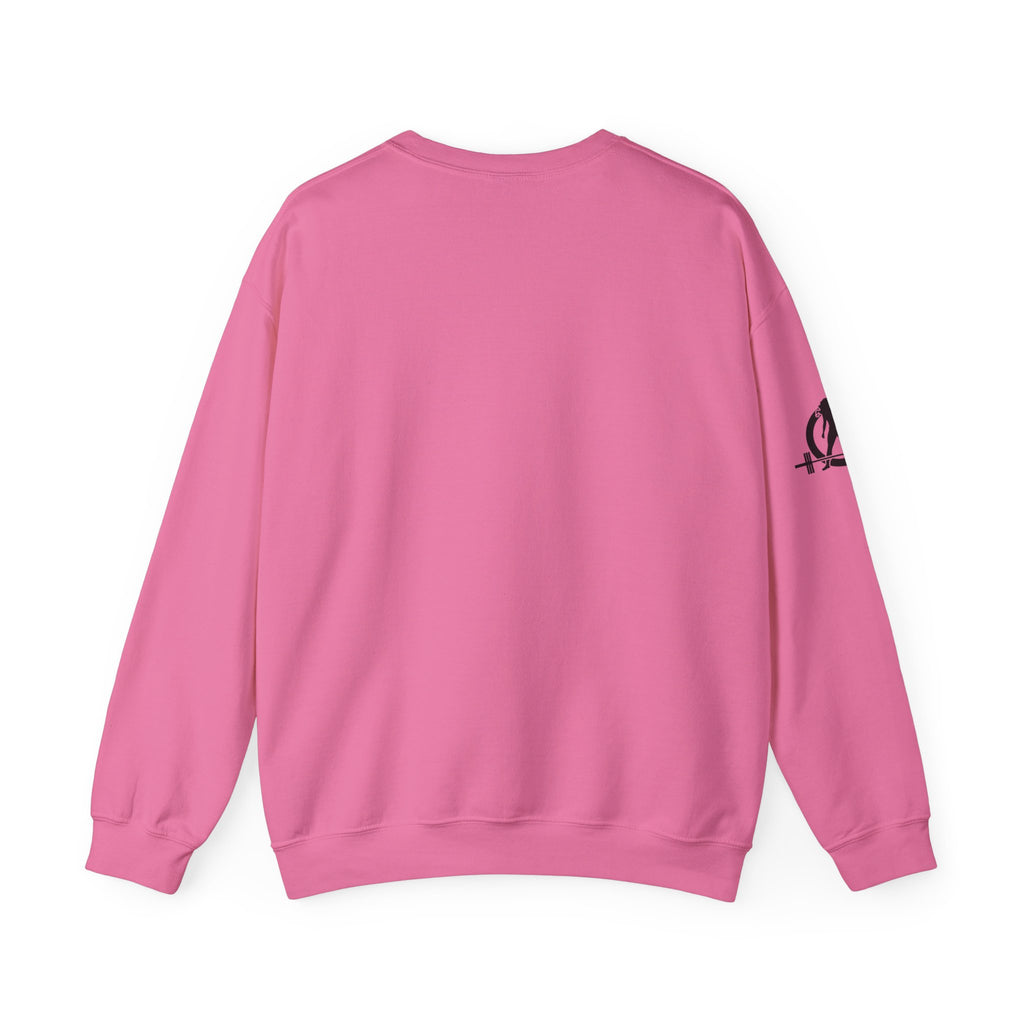 USA Barbell - Unisex Heavy Blend™ Crewneck Sweatshirt - Black Logo