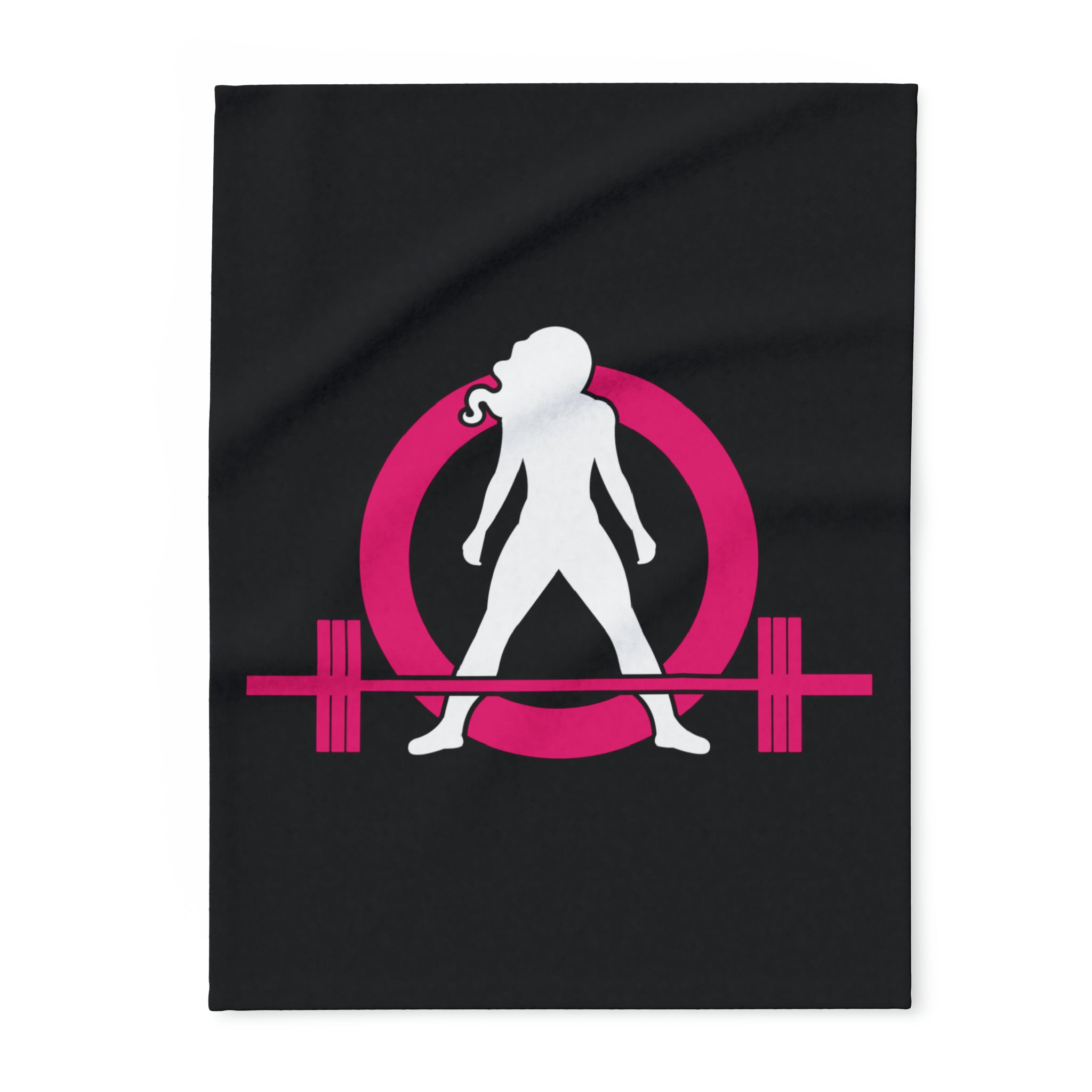 Arctic Fleece Blanket - Black Classic Logo