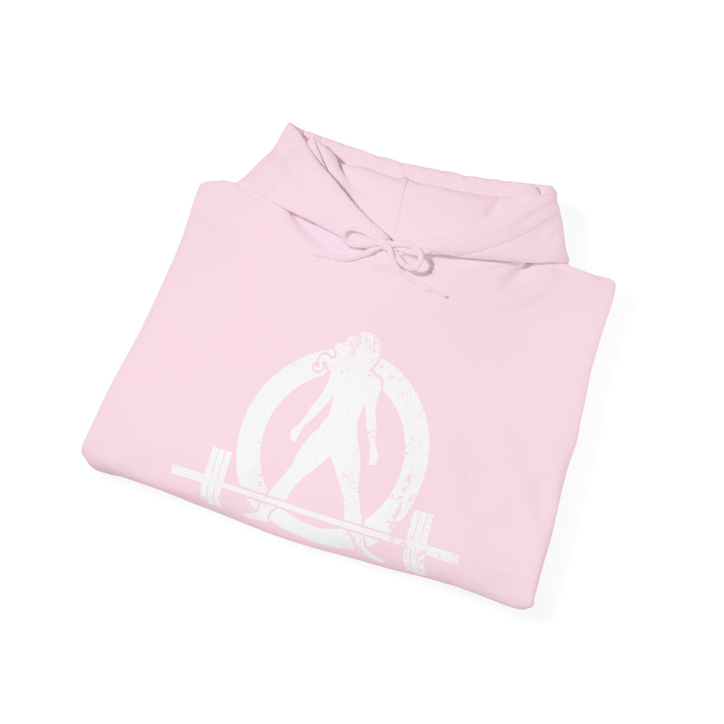 Distressed Logo - Unisex Heavy Blend Hooded Sweatshirt - White Logo  (BEST SELLER)