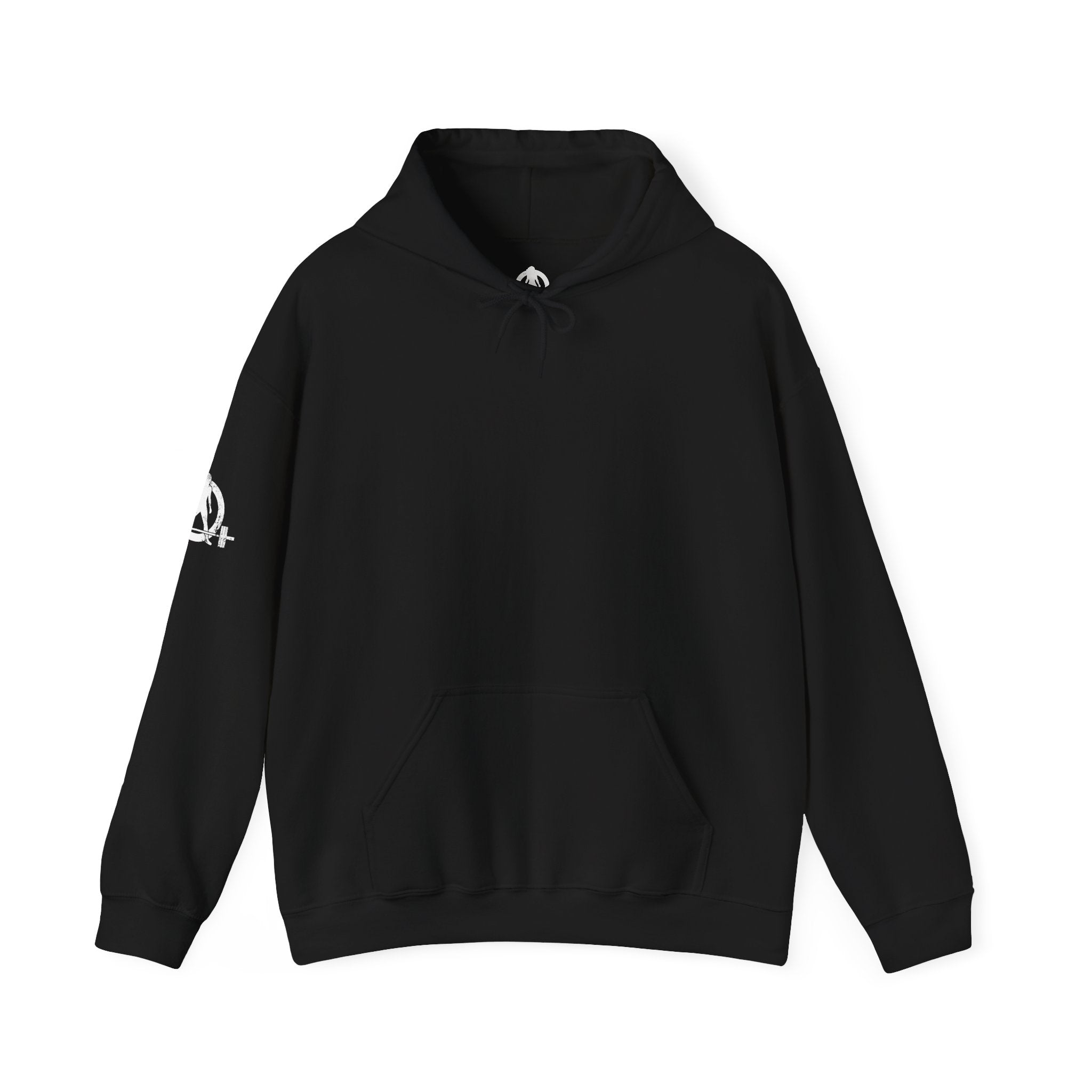 Strong Her Cartoon - Unisex Heavy Blend Hooded Sweatshirt - Logo on Back & Right Sleeve