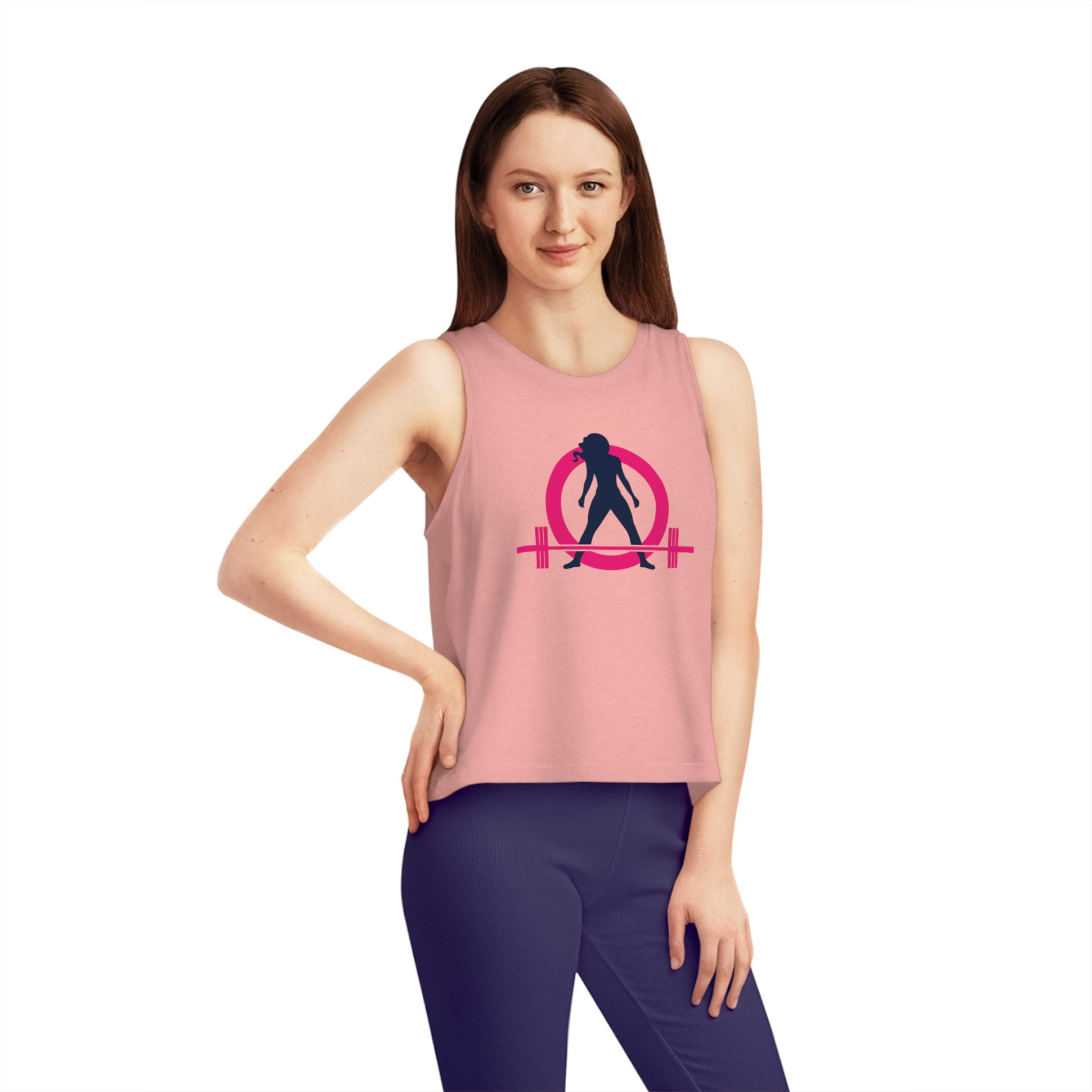 Women's Dancer Cropped Tank Top - Classic Logo