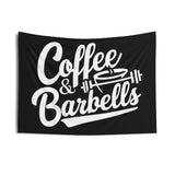 Coffee & Barbells - Indoor Wall Tapestries