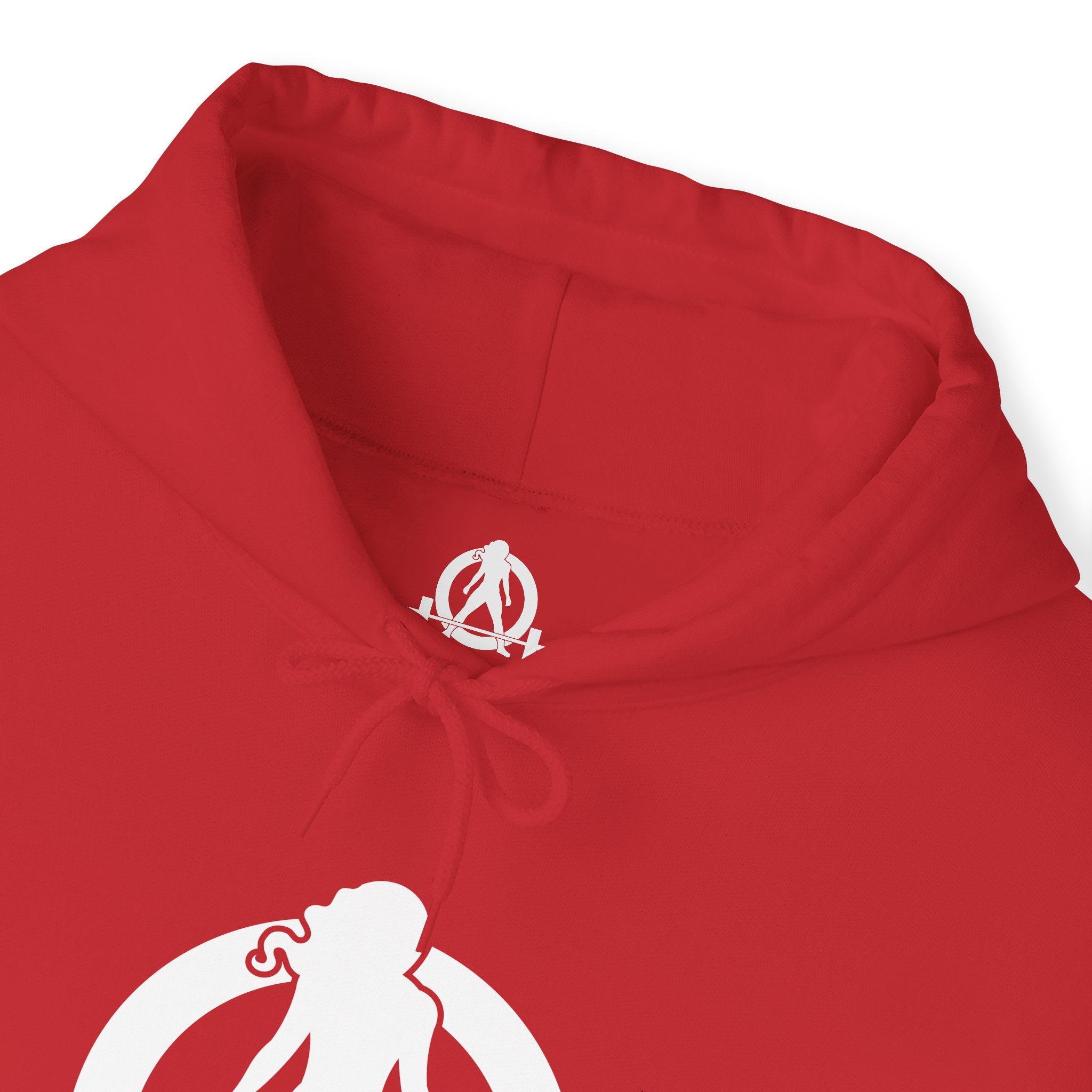 Cardio = Lift Weights Faster - Unisex Heavy Blend Hooded Sweatshirt - White Print on Front & Back