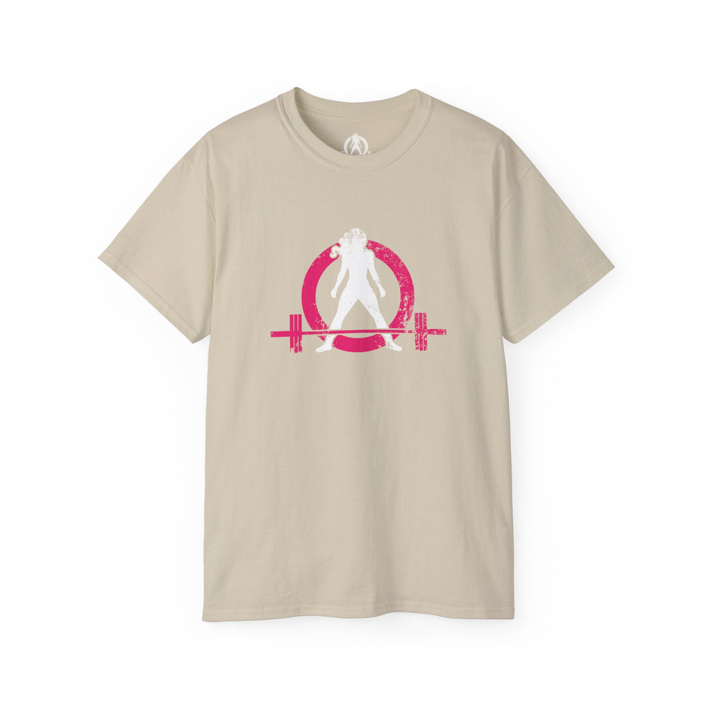 Distressed - Unisex Ultra Cotton Tee - Inverted Color Logo - Plain Back (BEST SELLER)