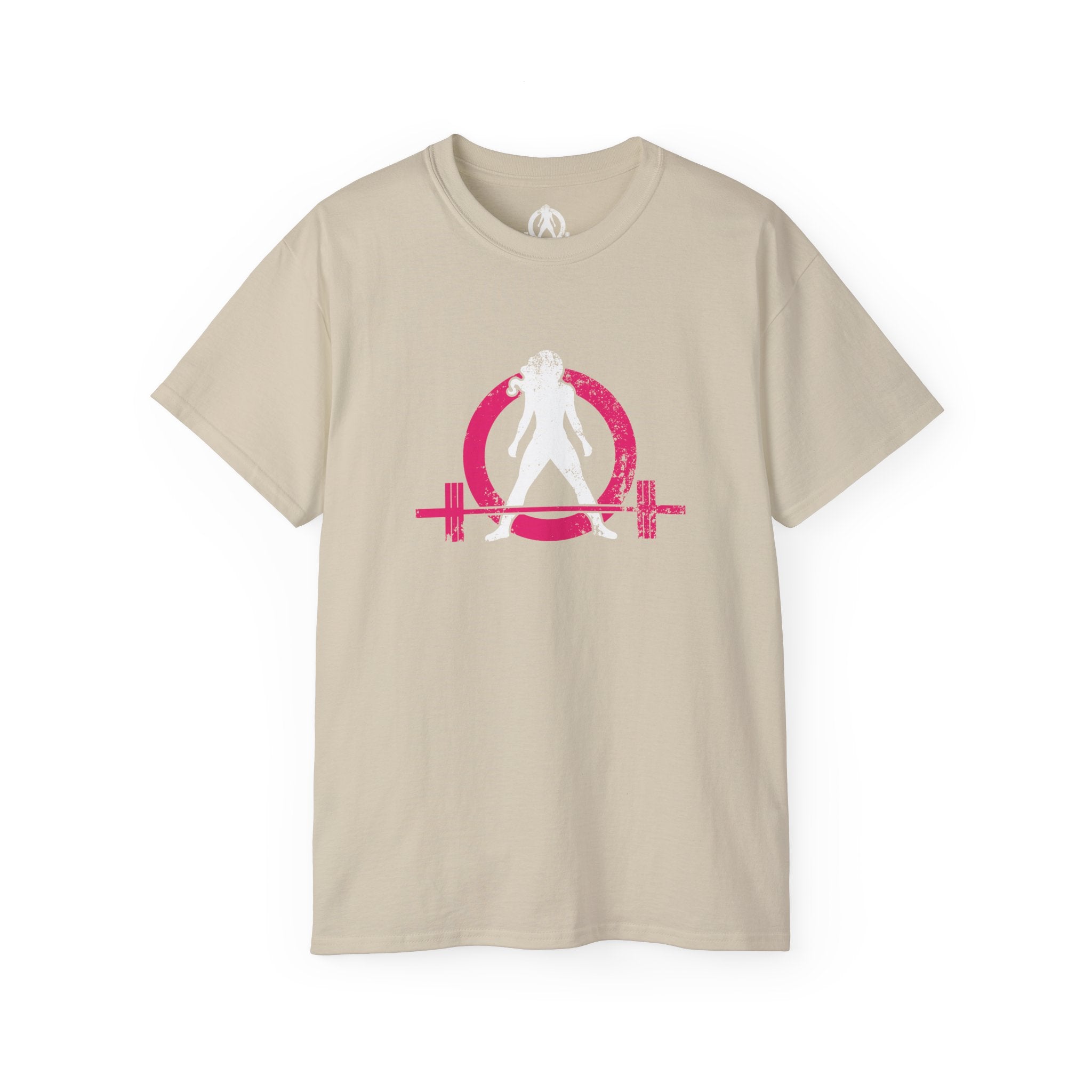Distressed - Unisex Ultra Cotton Tee - Inverted Color Logo - Plain Back (BEST SELLER)