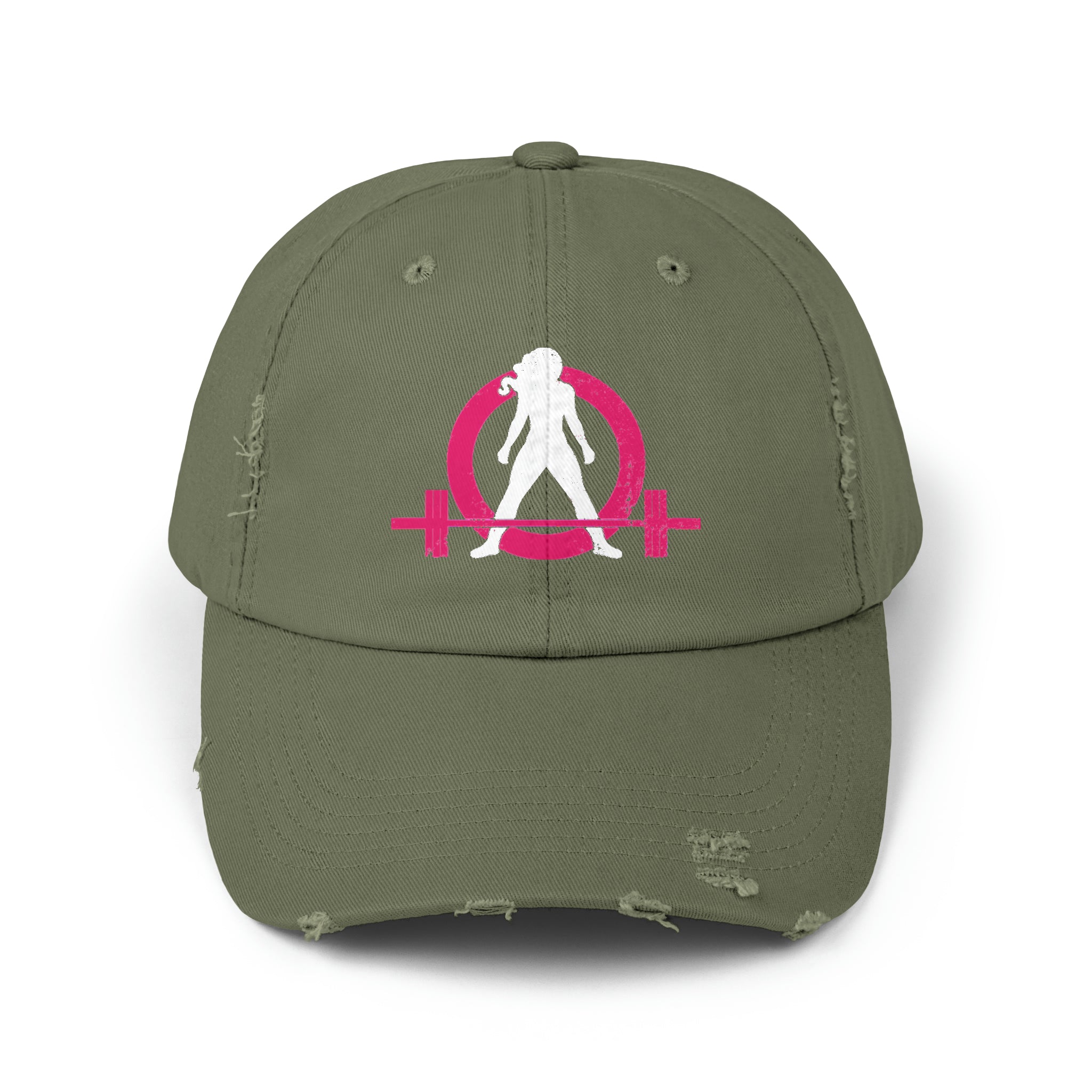 Unisex Distressed Cap - Classic Color Distressed Logo