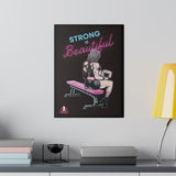 Strong Is Beautiful - Comic - Matte Canvas, Stretched, 0.75"