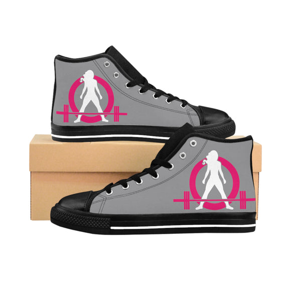 Women's Classic Grey Sneakers - Classic Logo