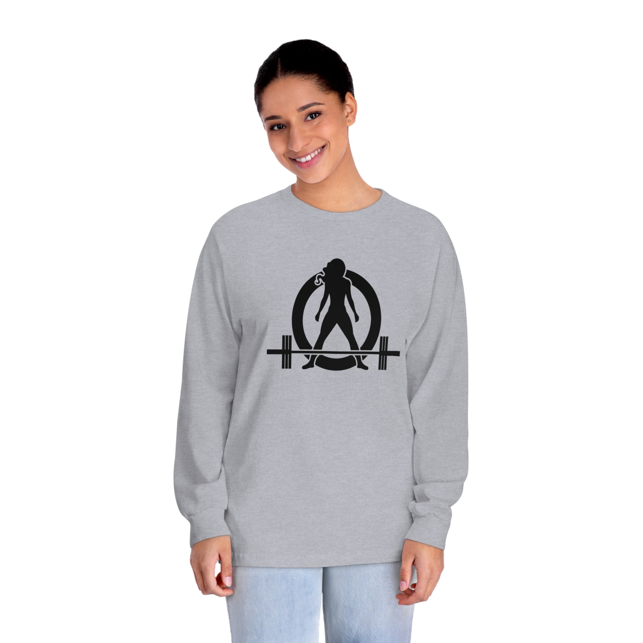 45 + 45 = 135 - Unisex Classic Long Sleeve T-Shirt - Black Print on Front & Back