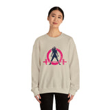 Distressed Logo - Unisex Heavy Blend™ Crewneck Sweatshirt - Color Logo