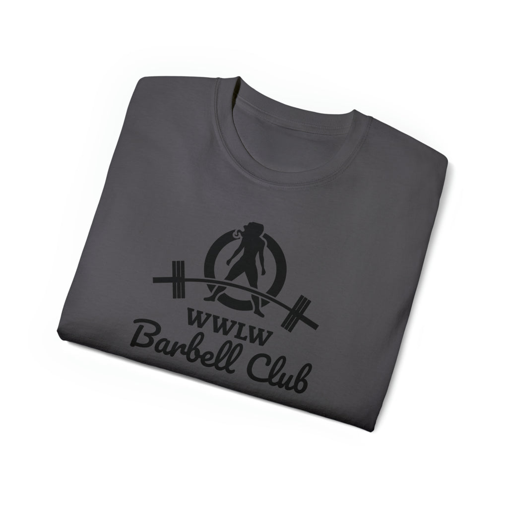 Barbell Club - Unisex Ultra Cotton Tee - Black Logo