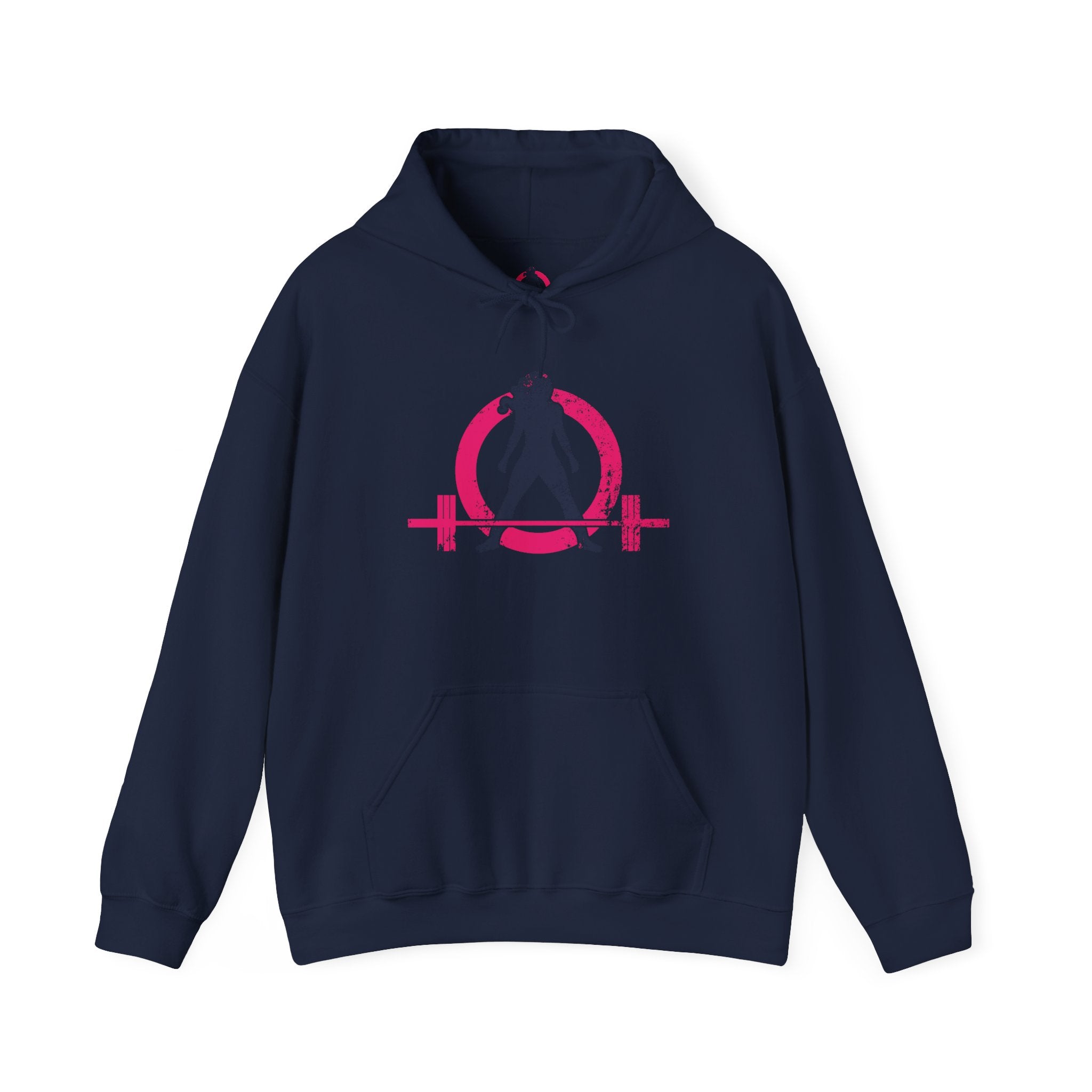 Distressed Logo - Unisex Heavy Blend Hooded Sweatshirt - Inverted Logo  (BEST SELLER)