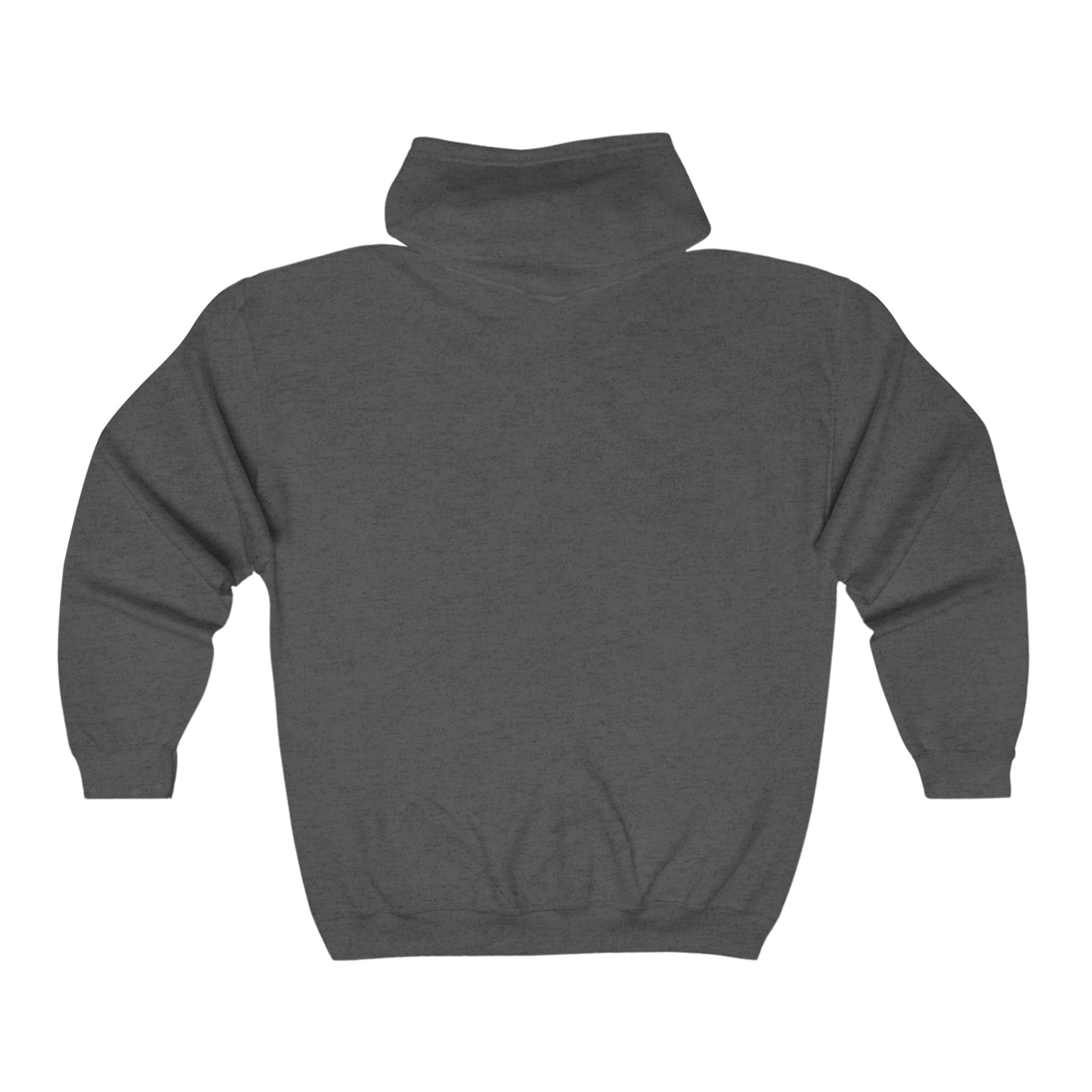 Unisex Heavy Blend™ Full Zip Hooded Sweatshirt - Classic Dark Logo