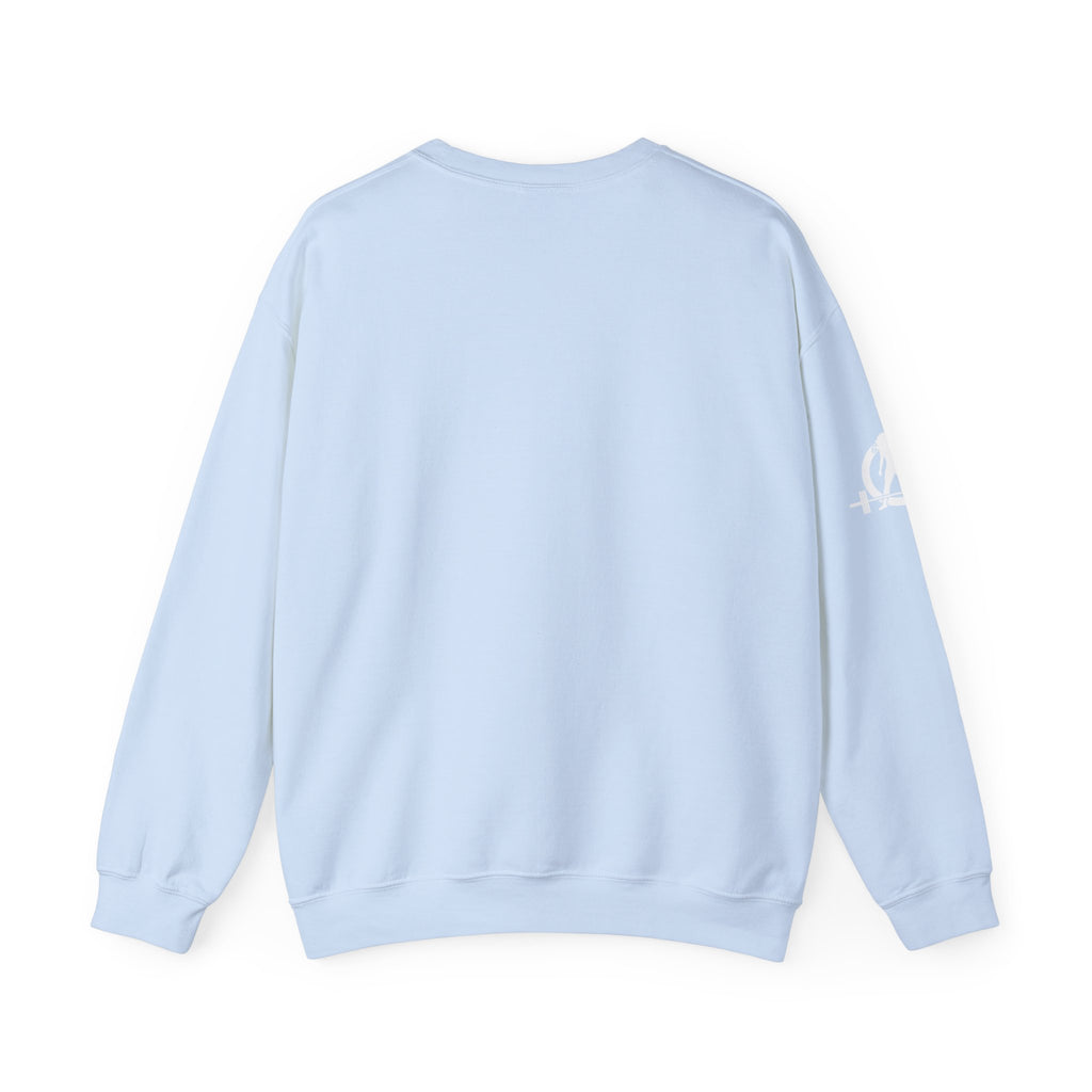 Cardio = Lift Weights Faster - Unisex Heavy Blend™ Crewneck Sweatshirt - Front  Logo
