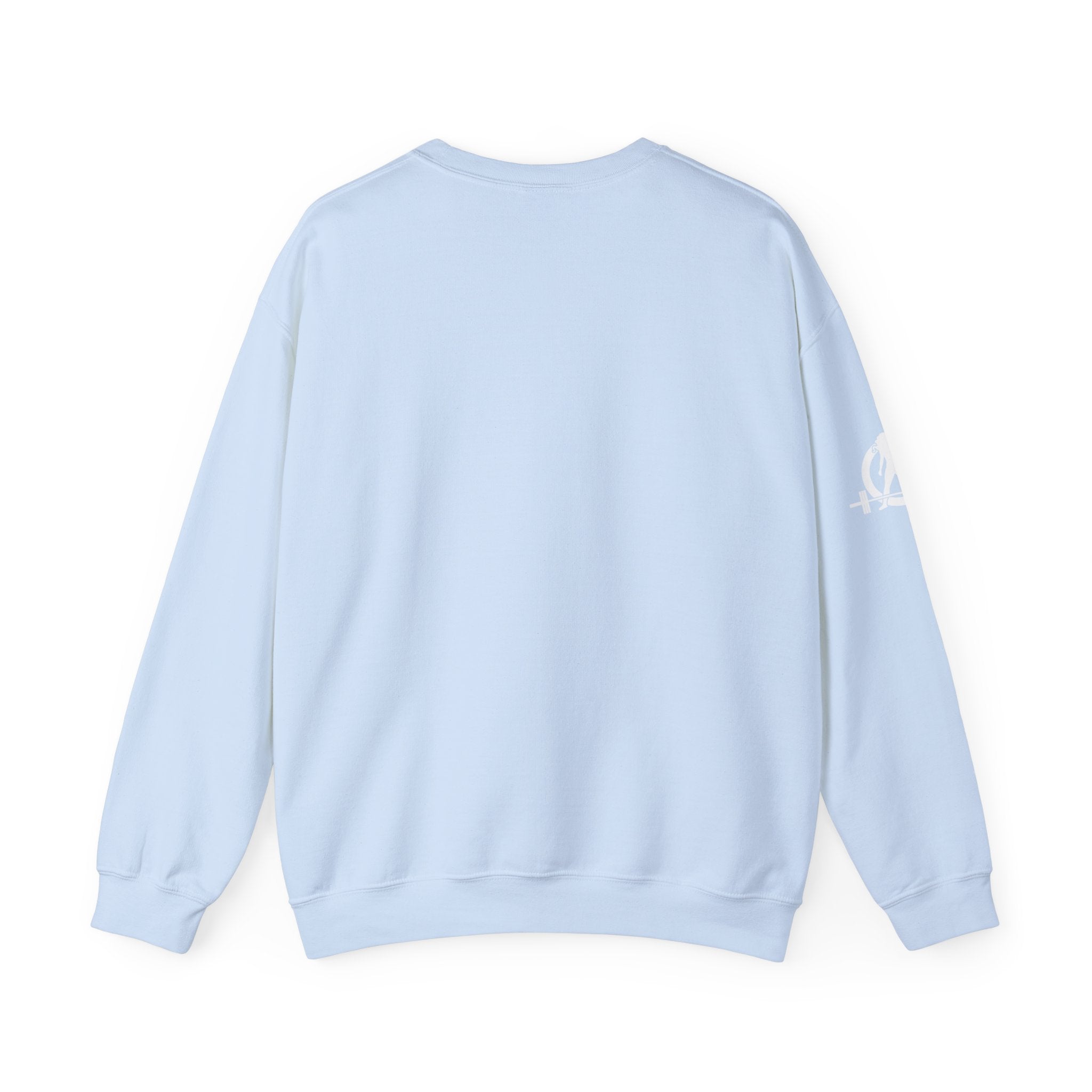 Cardio = Lift Weights Faster - Unisex Heavy Blend™ Crewneck Sweatshirt - Front  Logo
