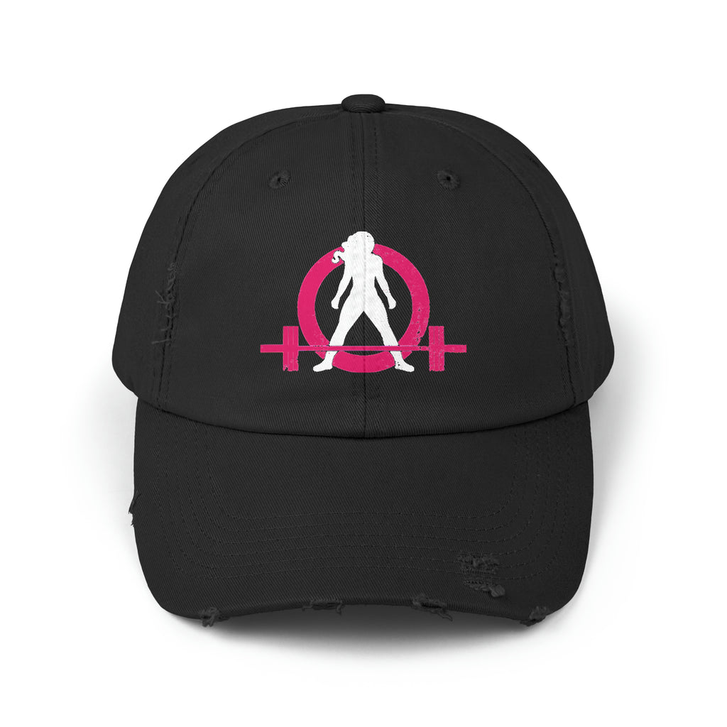 Unisex Distressed Cap - Classic Color Distressed Logo