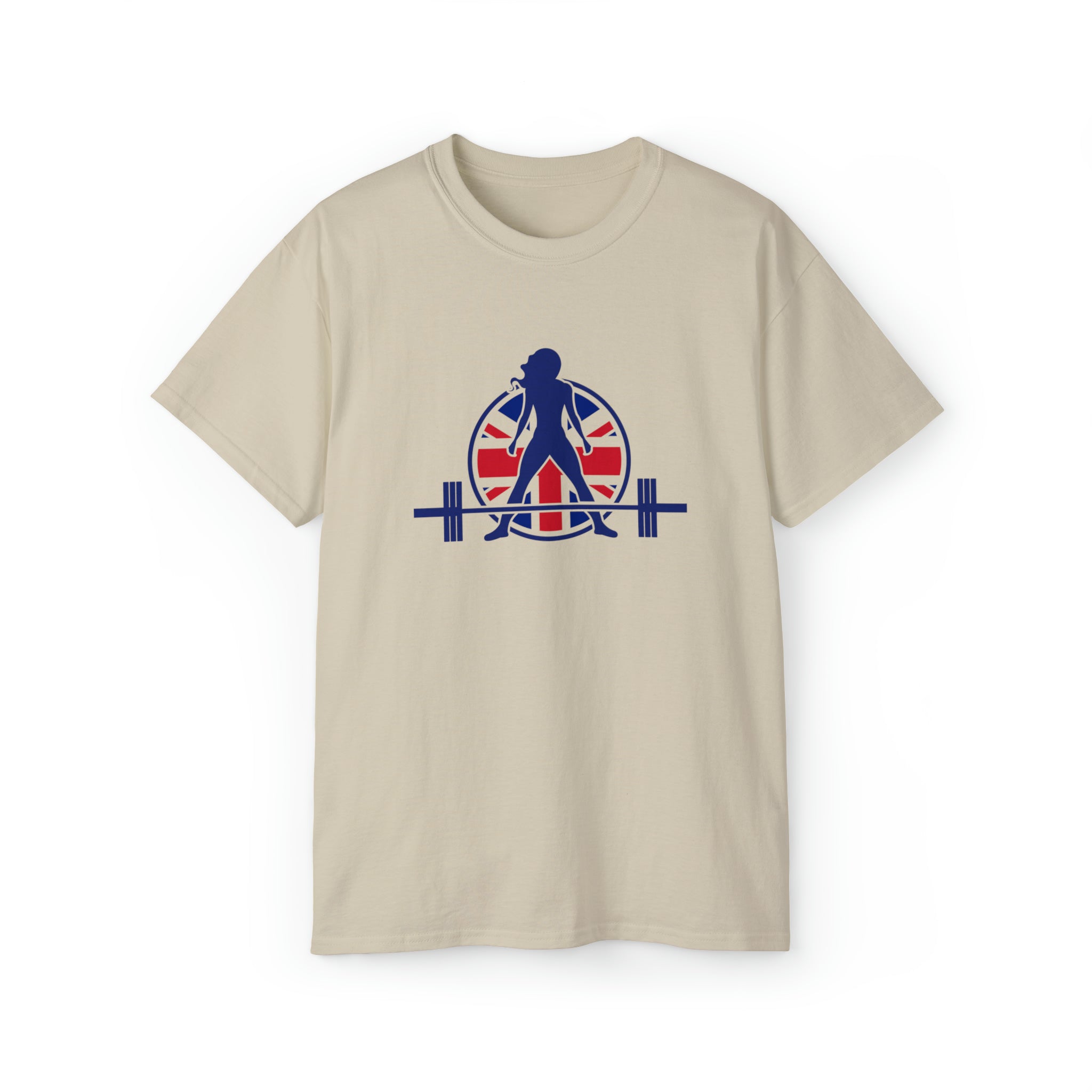 Unisex Ultra Cotton Tee - UK Logo Light - Plain Back