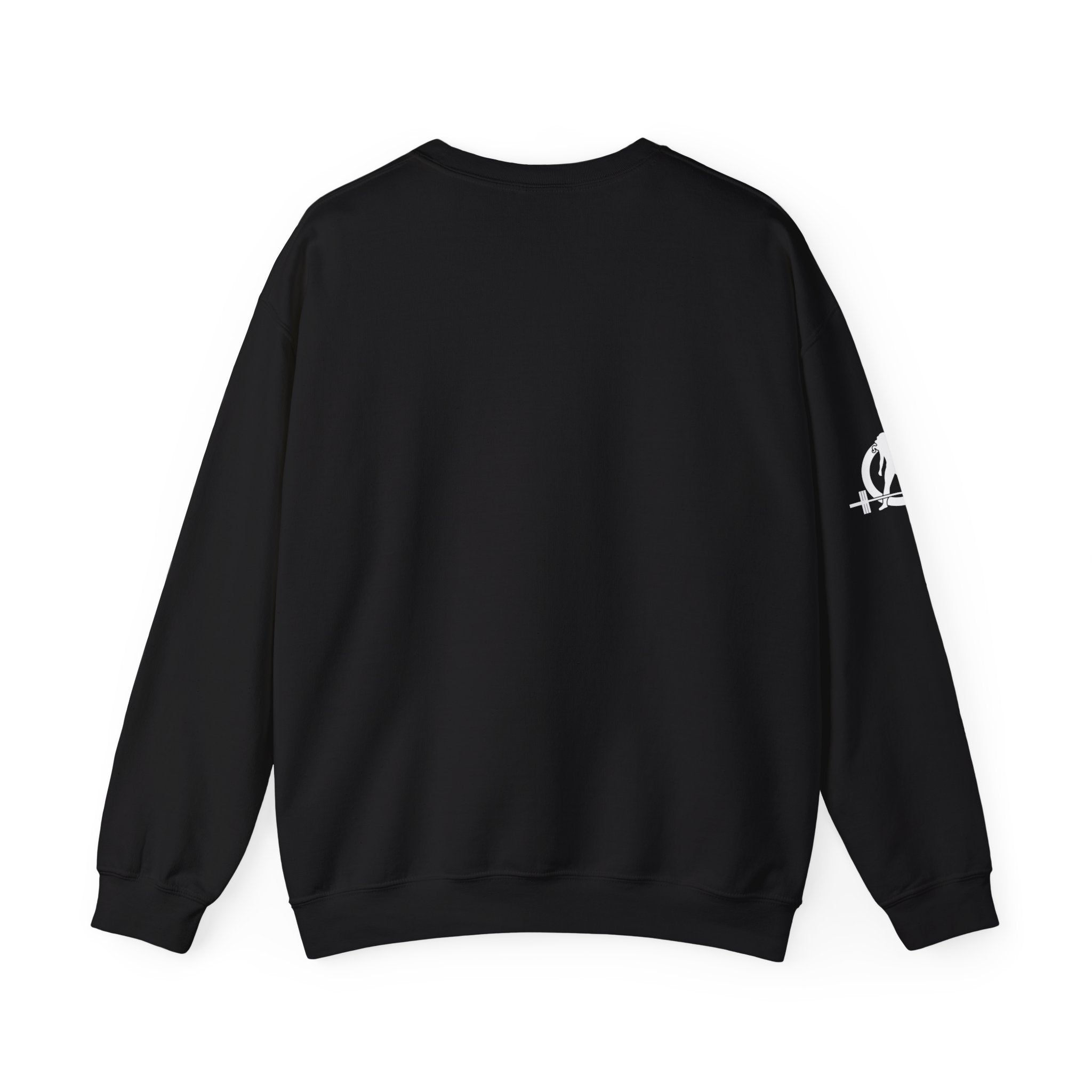Cardio = Lift Weights Faster - Unisex Heavy Blend™ Crewneck Sweatshirt - Front  Logo