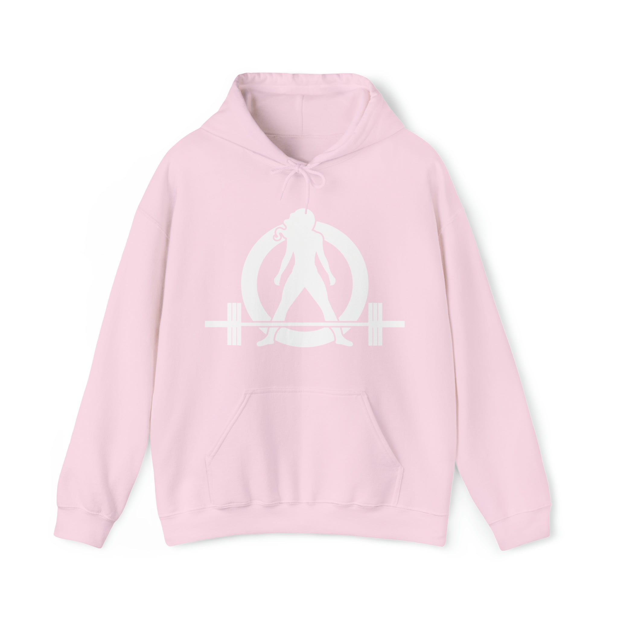 Kick Your Ass - Classic Logo White - Unisex Heavy Blend Hooded Sweatshirt (BEST SELLER)