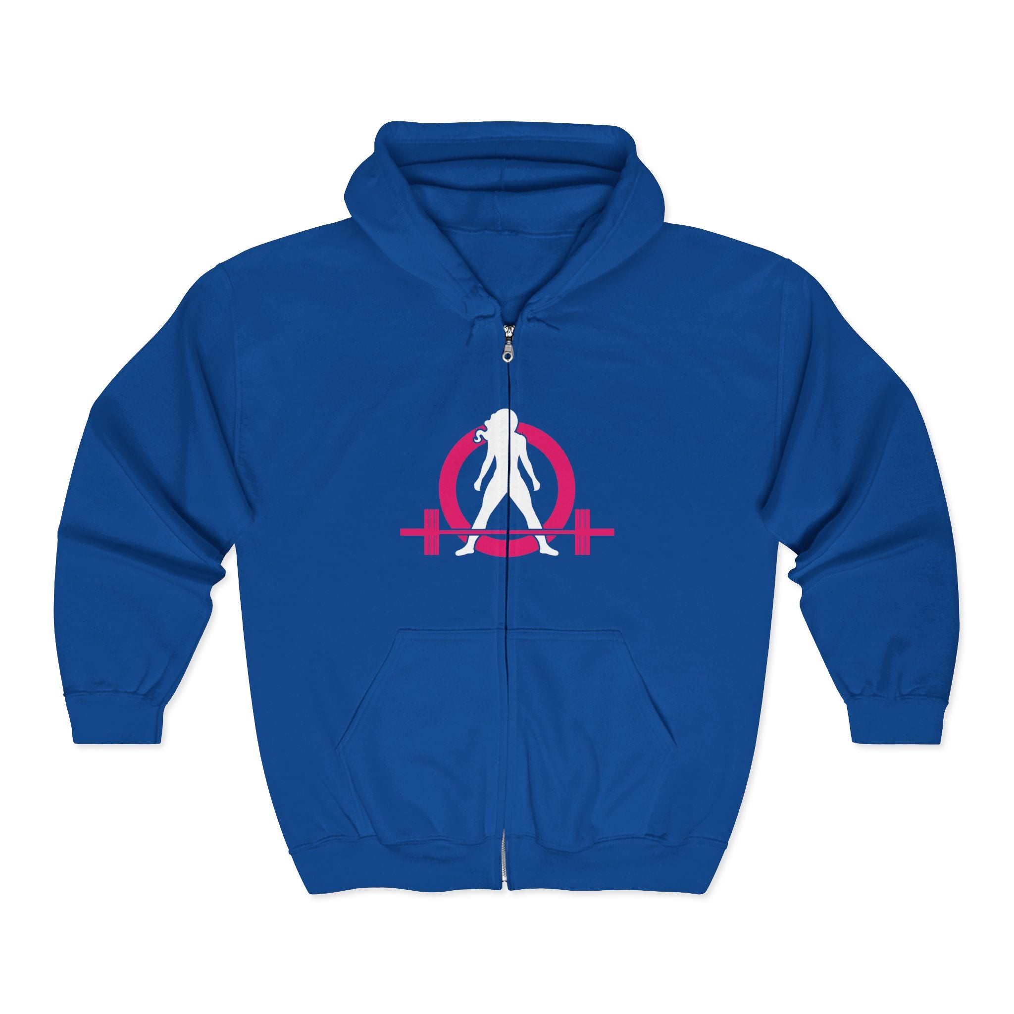 Unisex Heavy Blend™ Full Zip Hooded Sweatshirt - Classic Dark Logo