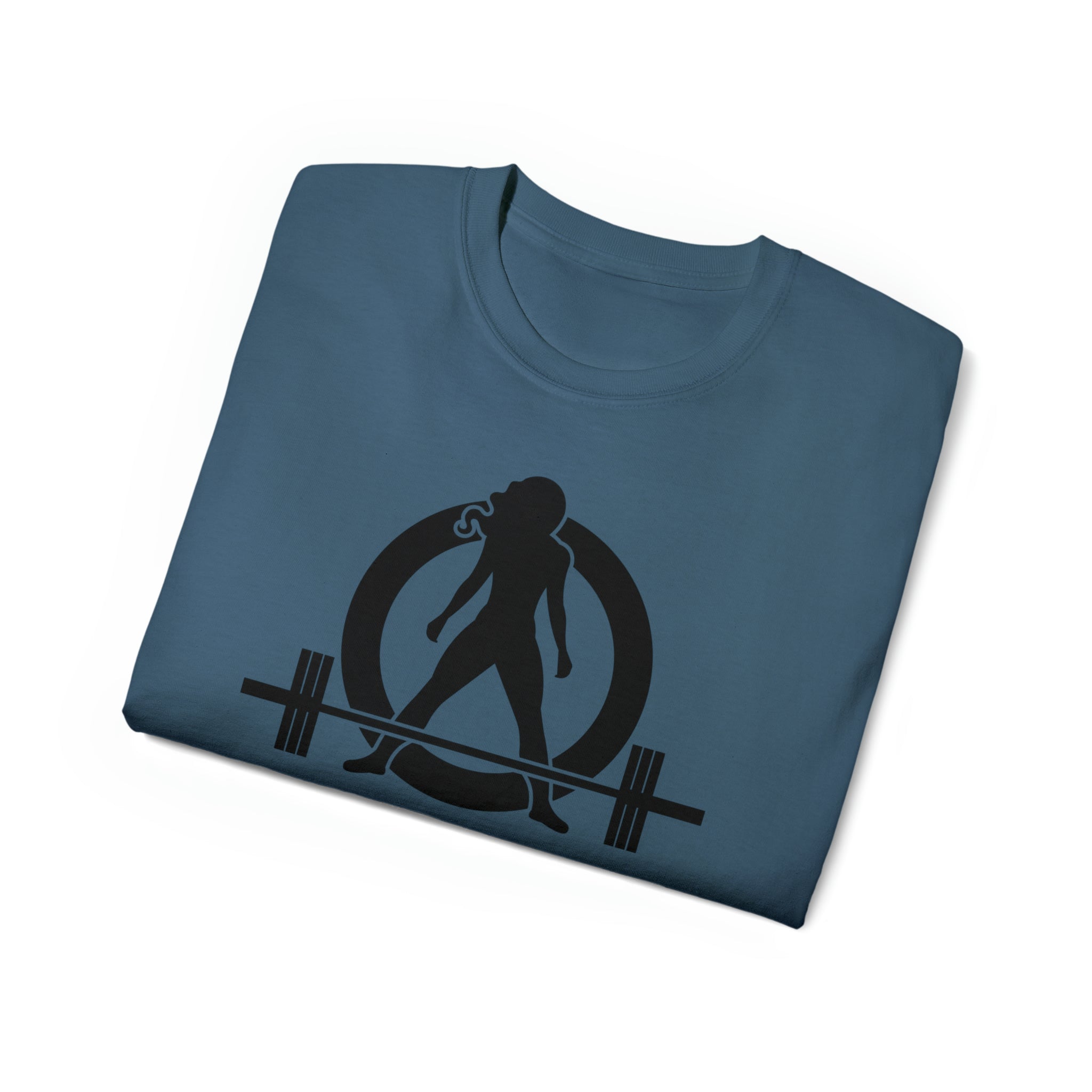 Classic Logo Black - Unisex Ultra Cotton Tee - Plain Back