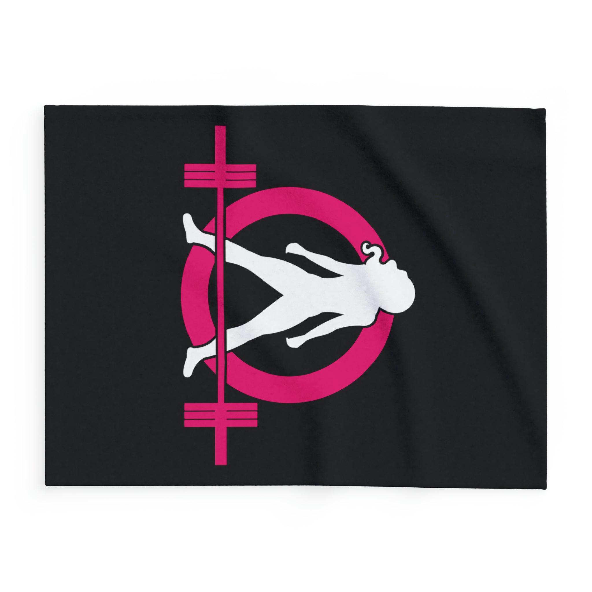 Arctic Fleece Blanket - Black Classic Logo
