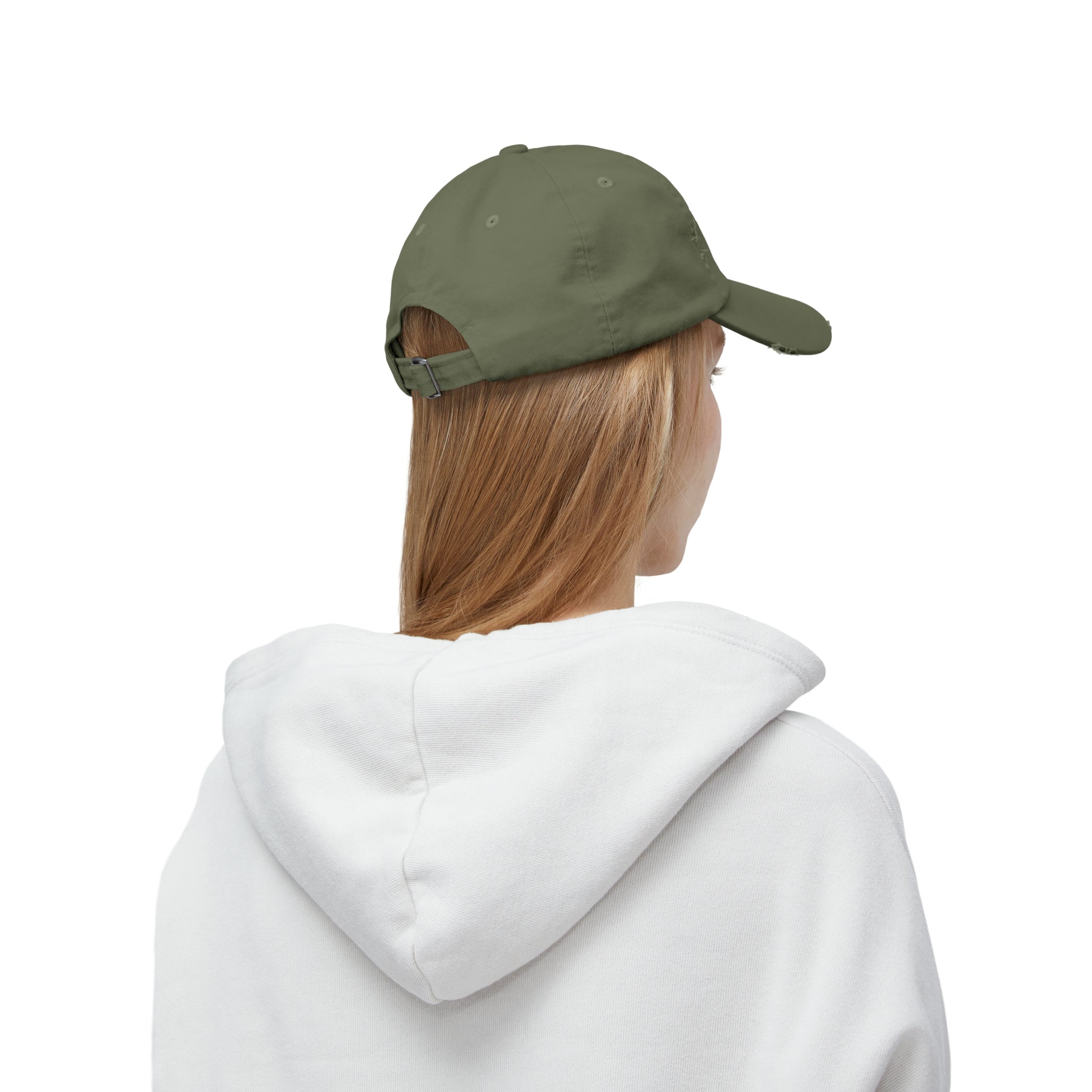 Unisex Distressed Cap - Classic Color Distressed Logo