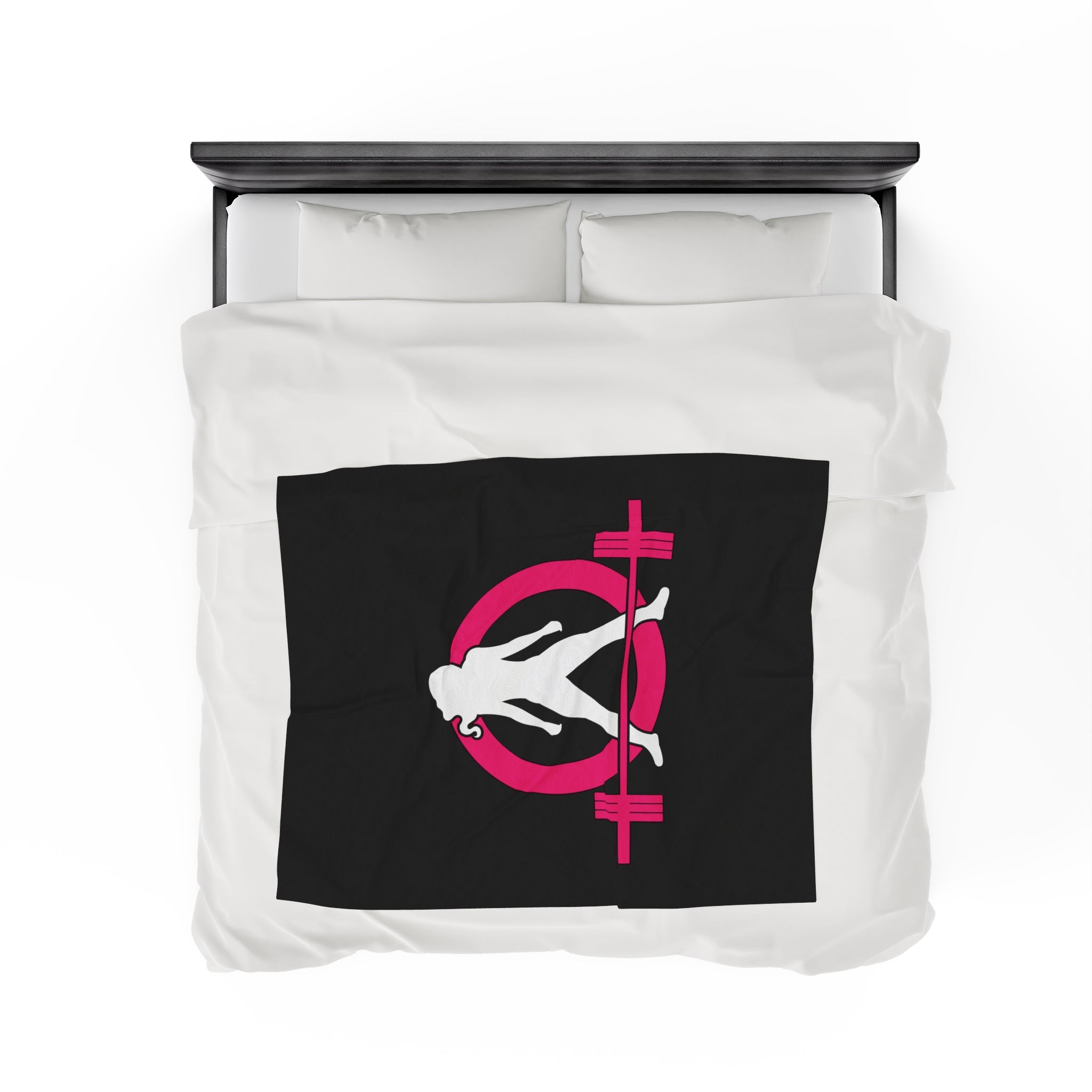 Velveteen Plush Blanket - Classic Dark Logo