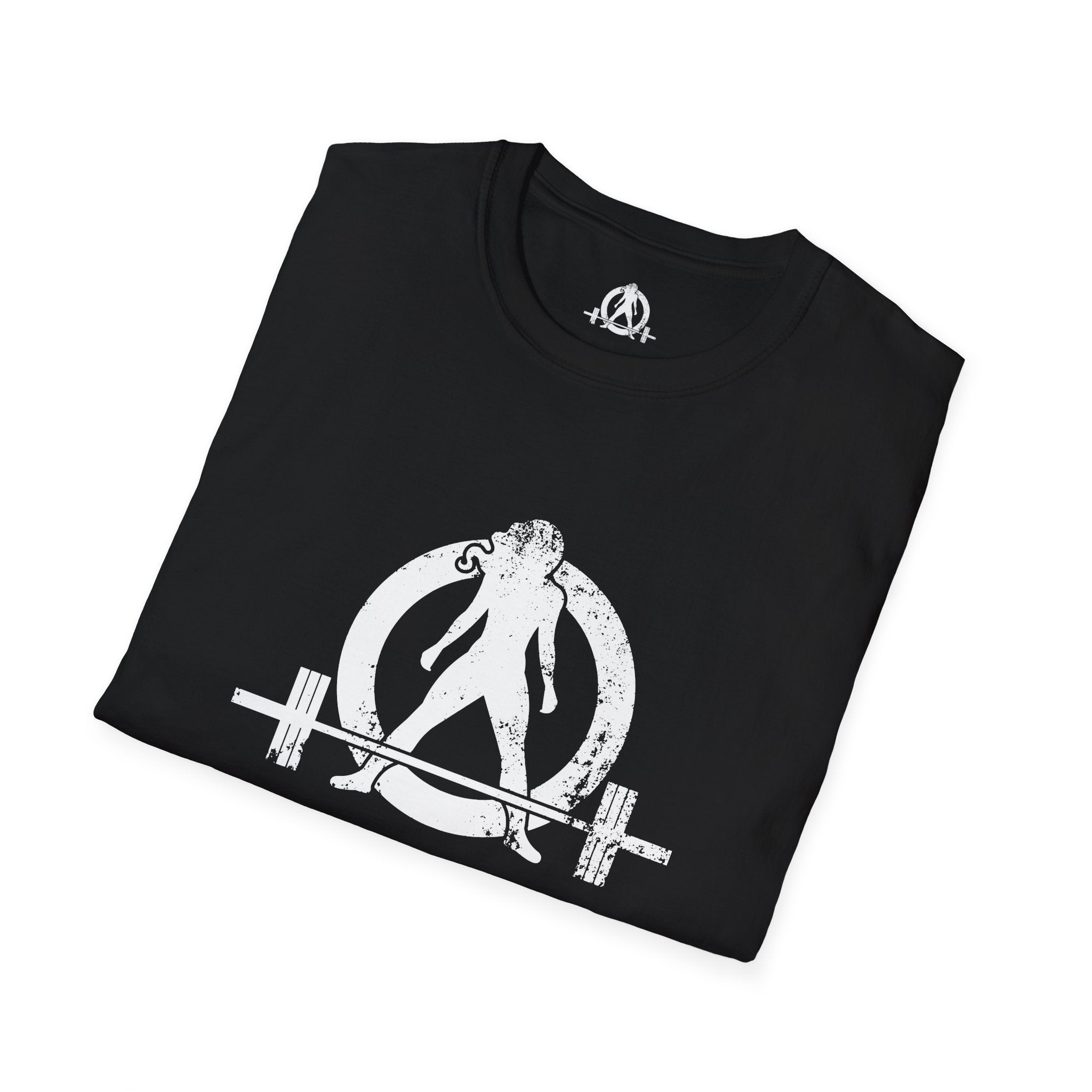 WWLW White Distressed Unisex Softstyle T-Shirt - White Distressed Logo - Plain Back