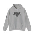 WWLW “I Could Deadlift You” Hoodie - Front Black Logo - Plain Back