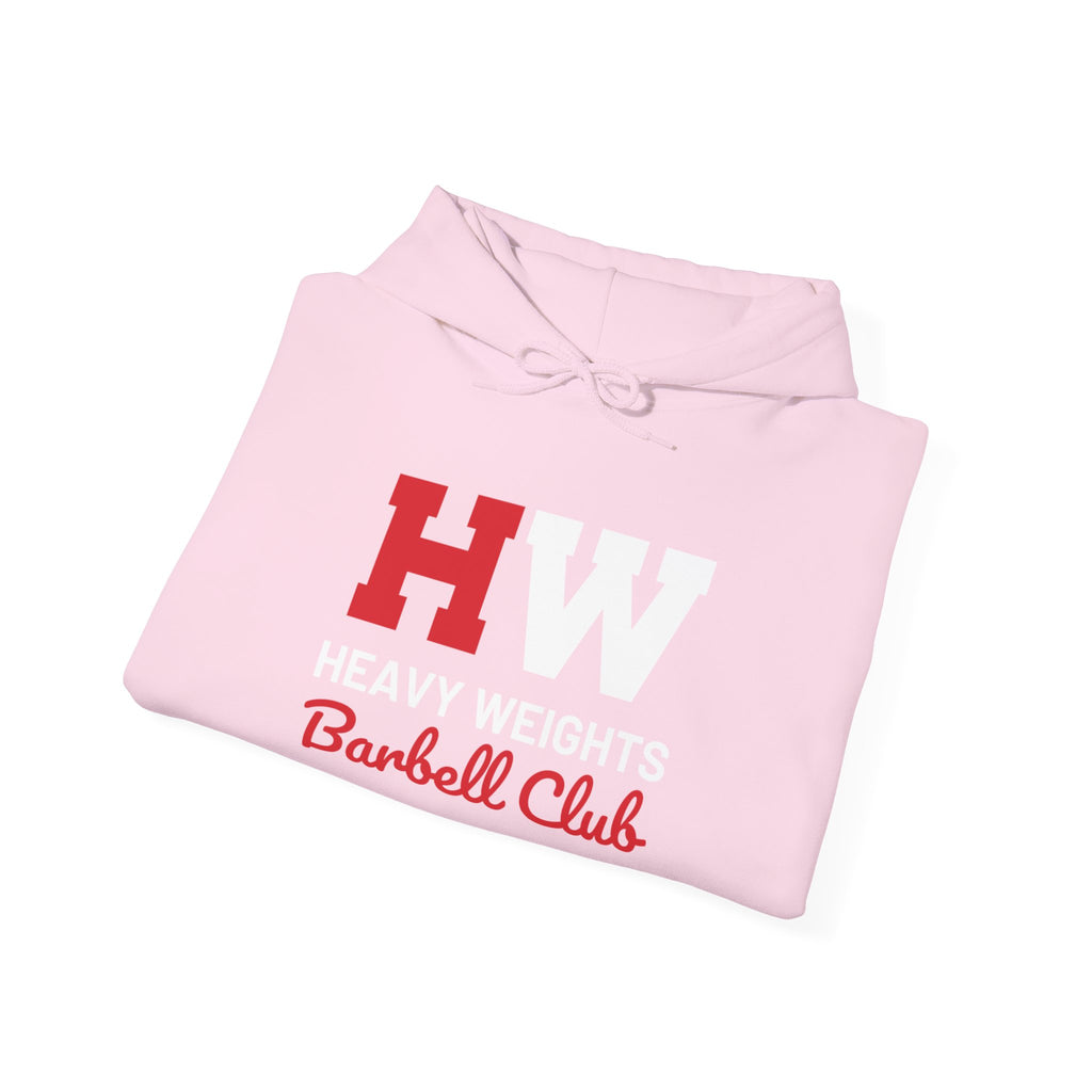 Heavy Weights Barbell Club  - Unisex Heavy Blend Hooded Sweatshirt  - Front Logo